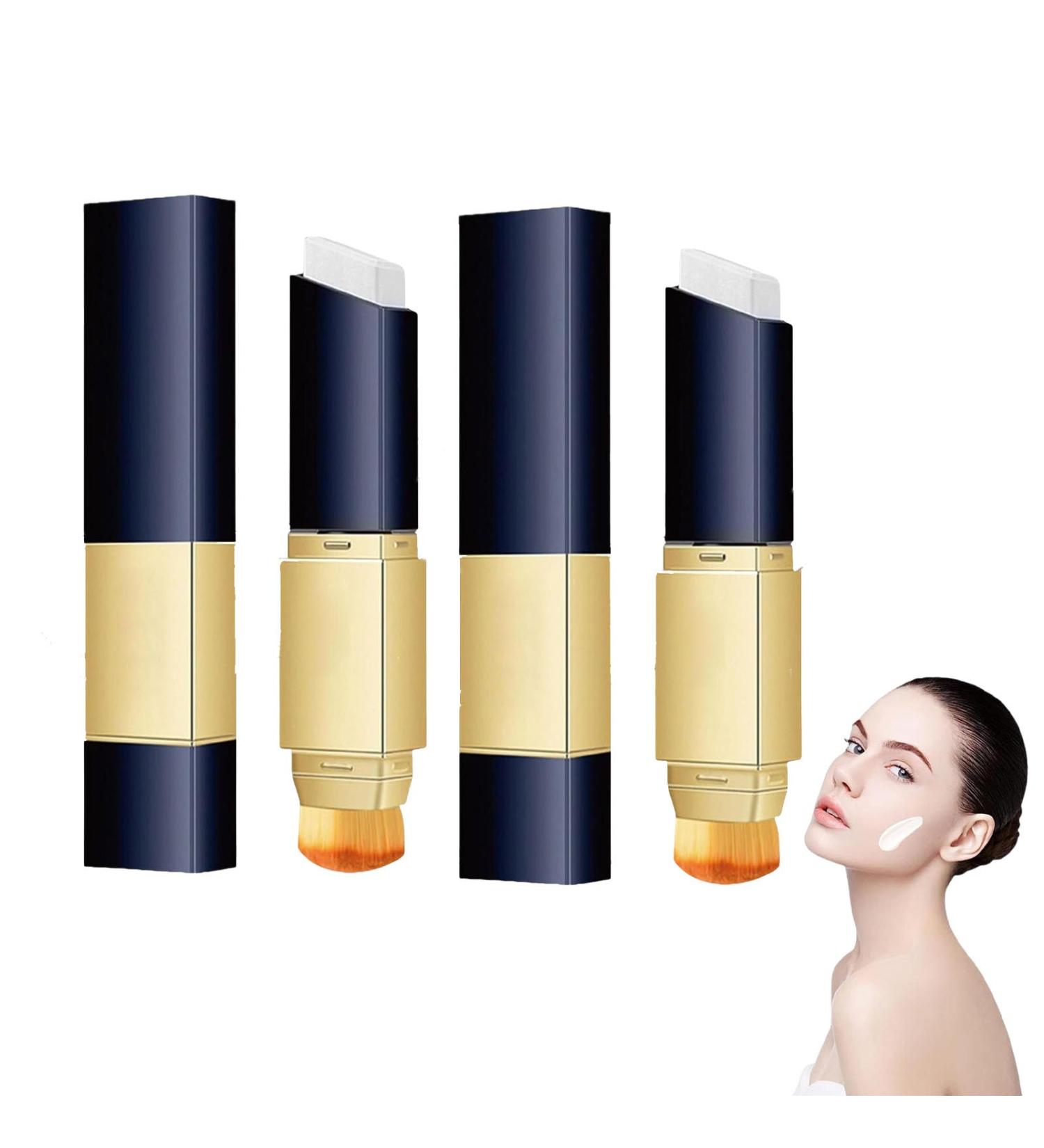 JIAOY 2in1 Foundation Stick Color Changing Foundation Stick Full Coverage Concealer Stick Lighten & Even Skin Tone Waterproof & Sweatproof Full Makeup Ivory*2 2 x Ivory - Buy Online on GoSupps.com