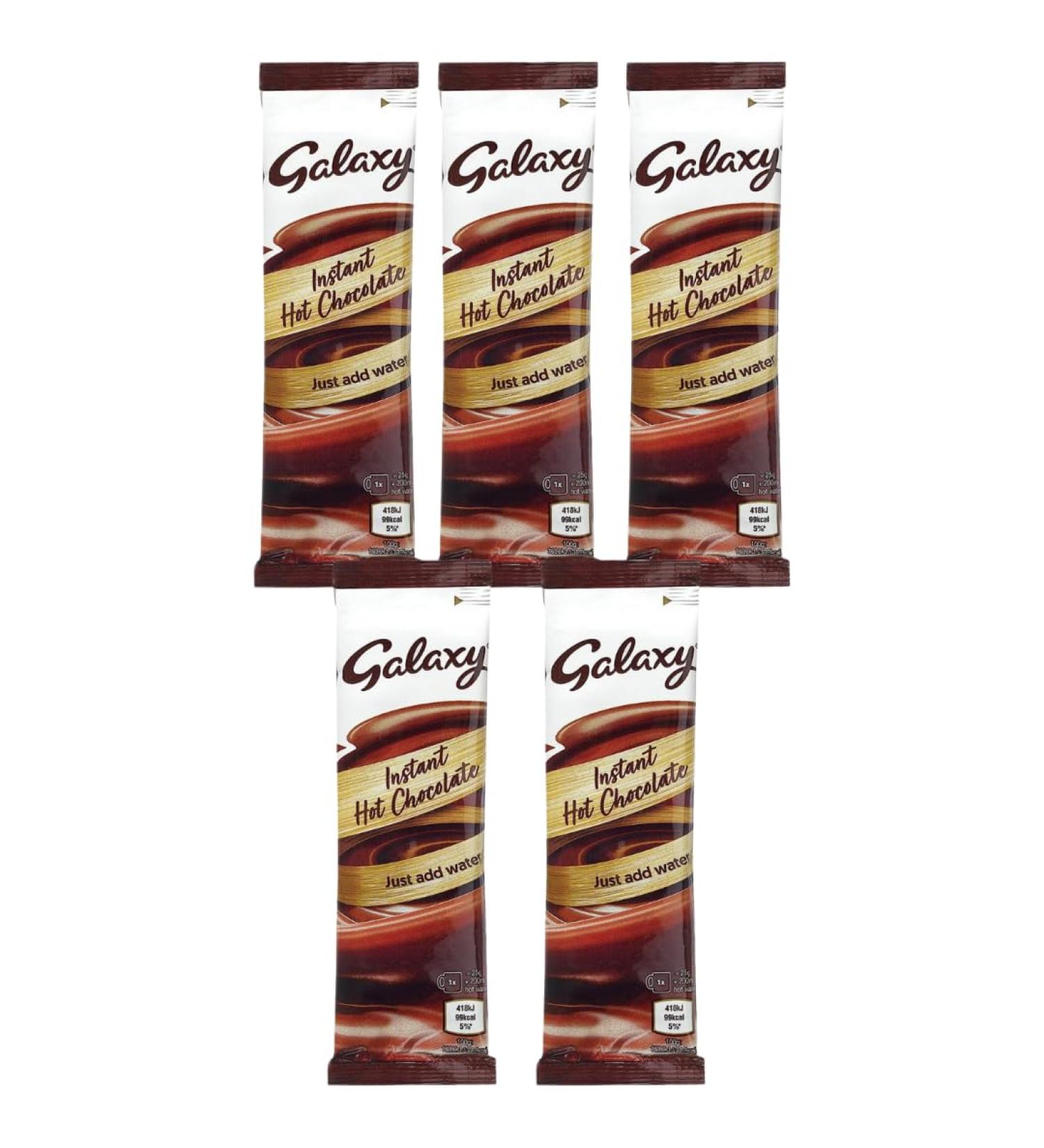 Chocolate Bundle With Galaxy Instant Hot Chocolate Sticks 25g (5 Pack)
