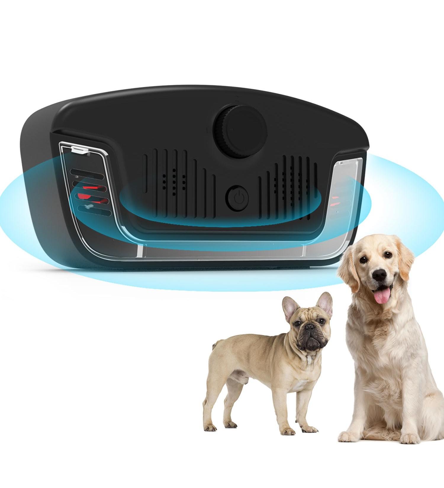 WUGEIN Ultrasonic Dog Deterrent Anti Barking Devices Sonic Barking Deterrent Devices Rechargeable Bark Control Device Dog Bark Training Device for Outdoor & Indoor Use - Buy Online on GoSupps.com