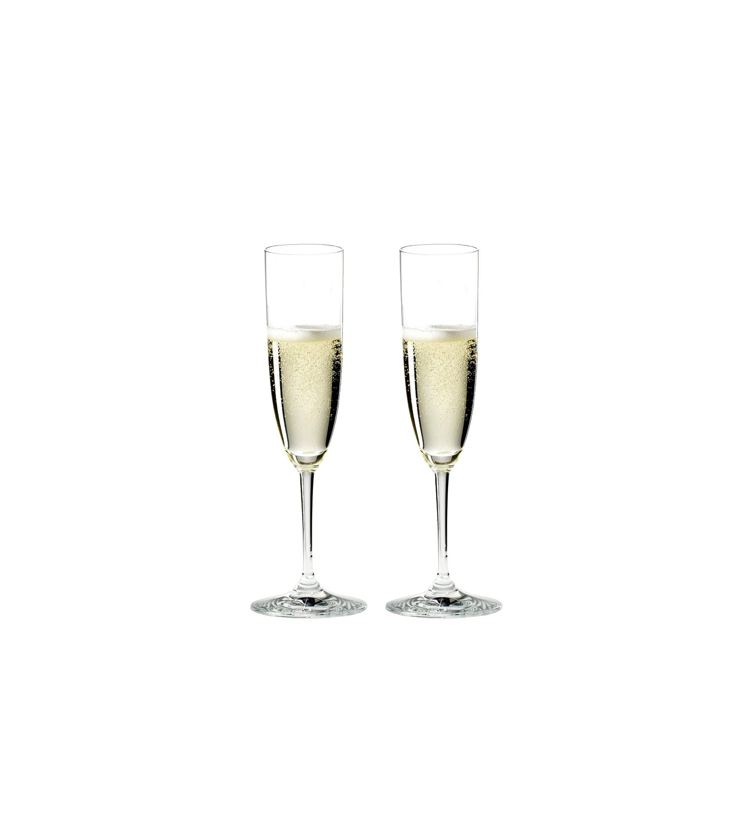 Riedel Vinum Champagne Glasses - Set of 2 | 2 Count Pack | Elegant Crystal Glassware - Buy Online on GoSupps.com