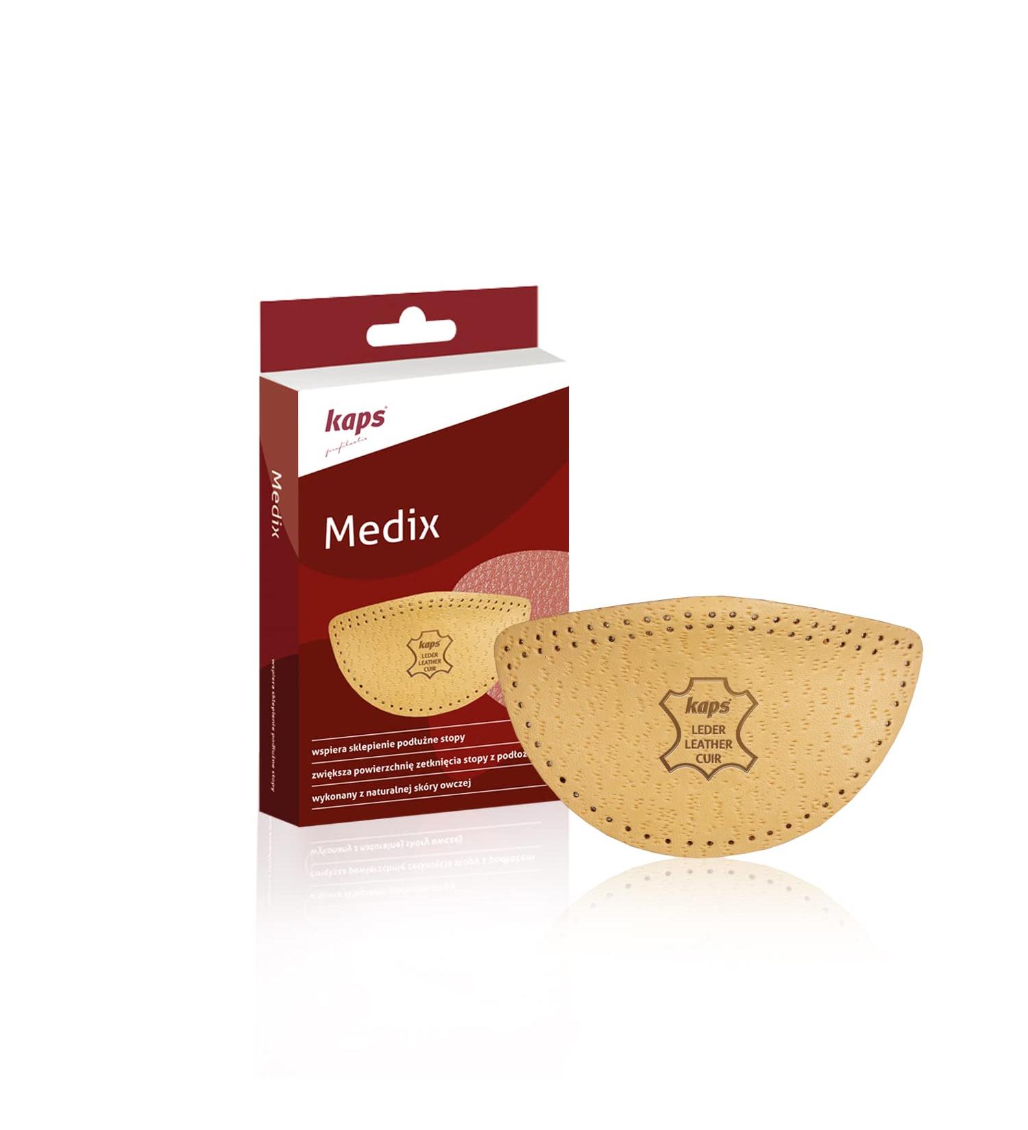 Premium Orthopedic Medix Wedge Insoles for Men & Women | Dinting Vaults - Pain Relief Cushion Sheeps Leather Size 38-40 EUR - Buy Online on GoSupps.com