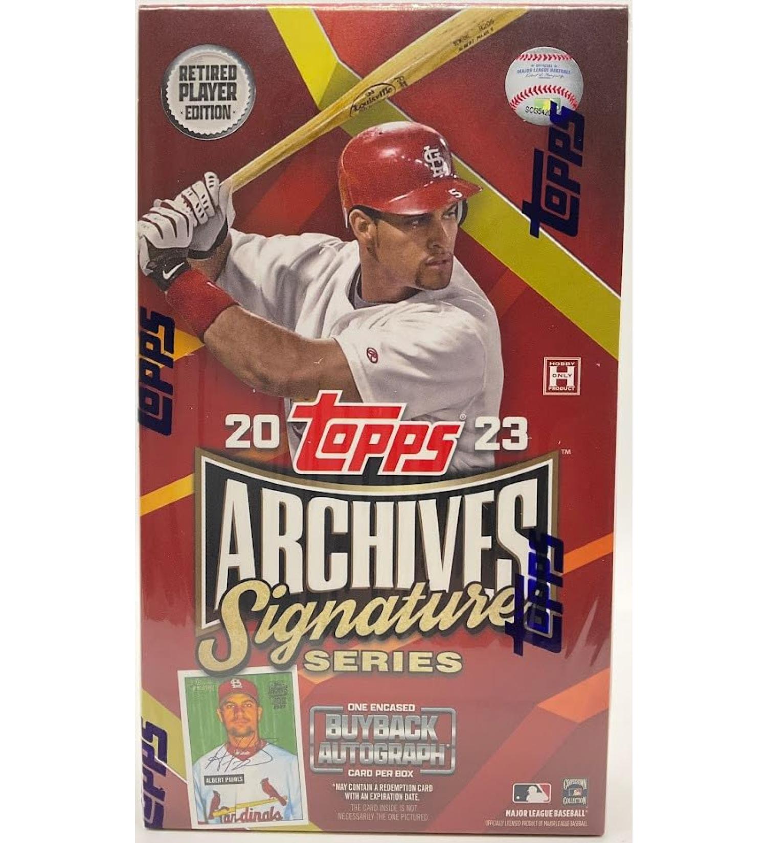 2023 Topps Archives Signature Series Retired Player Edition Baseball Hobby Box