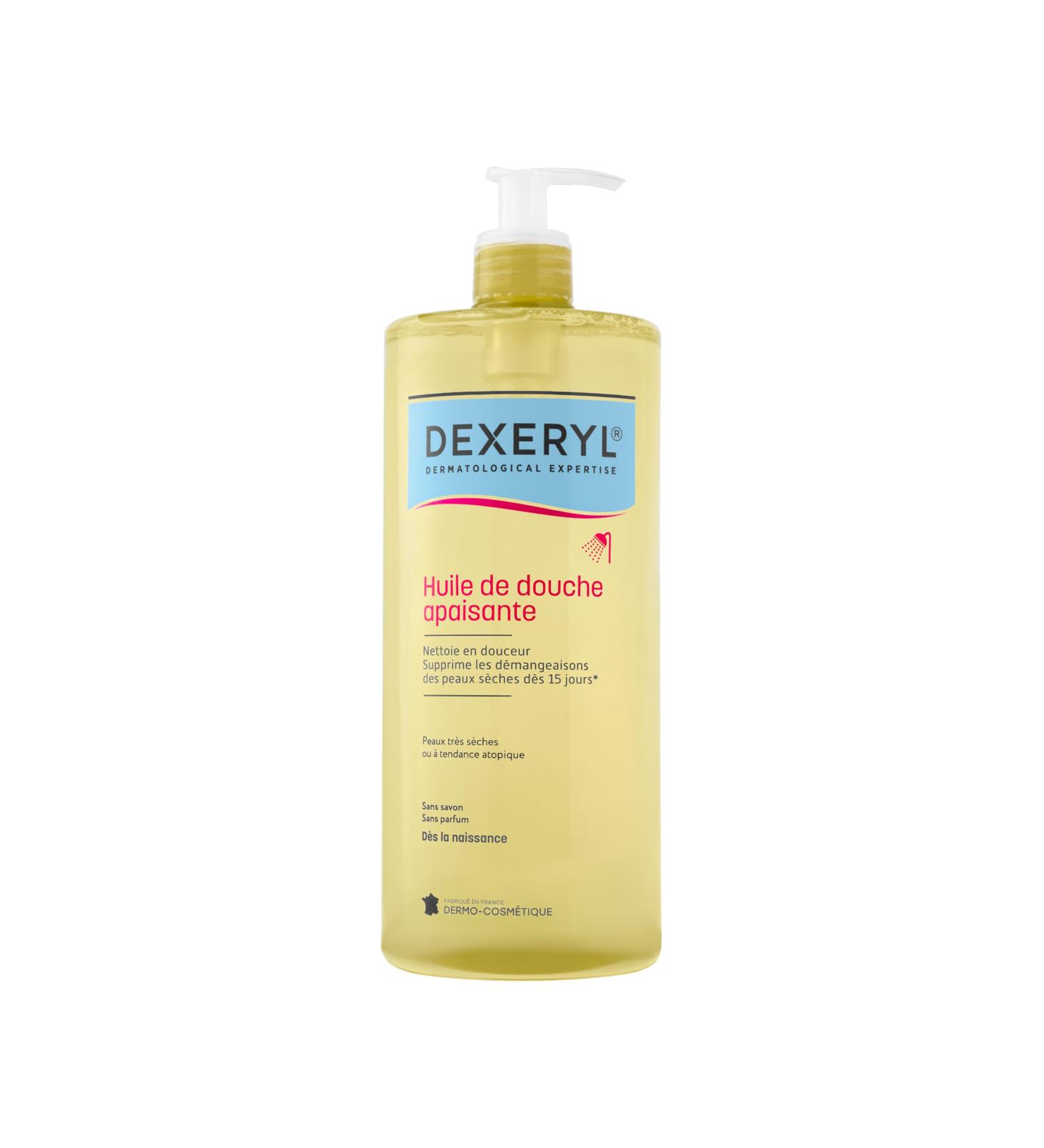 DEXERYL - Huile de Douche Apaisante - Nettoie & Relipide la Peau d s la naissance - Pr serve la Barri re Cutan e - Peaux Tr s S ches ou Tendance Atopique - Sans Savon Sans Parfum - 1L 1 L - Buy Online on GoSupps.com