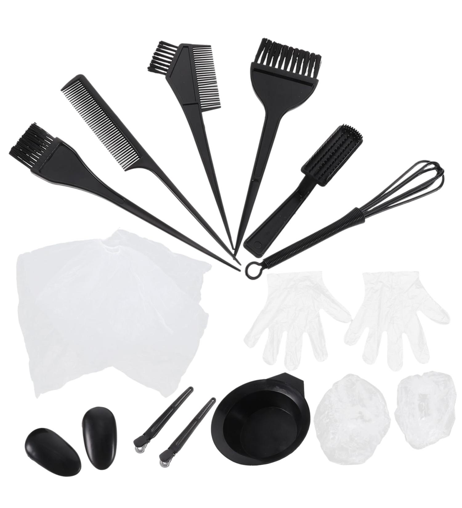 FOMIYES 2 Sets Diy Hair Coloring Oil Hair Tinting Bowl Coloring Supply Hair Tint Tool Hair Bleach Dyeing Tool Supply Hair Dye Coloring Hair Coloring Tool Kit Plastic Modeling Shield - Buy Online on GoSupps.com