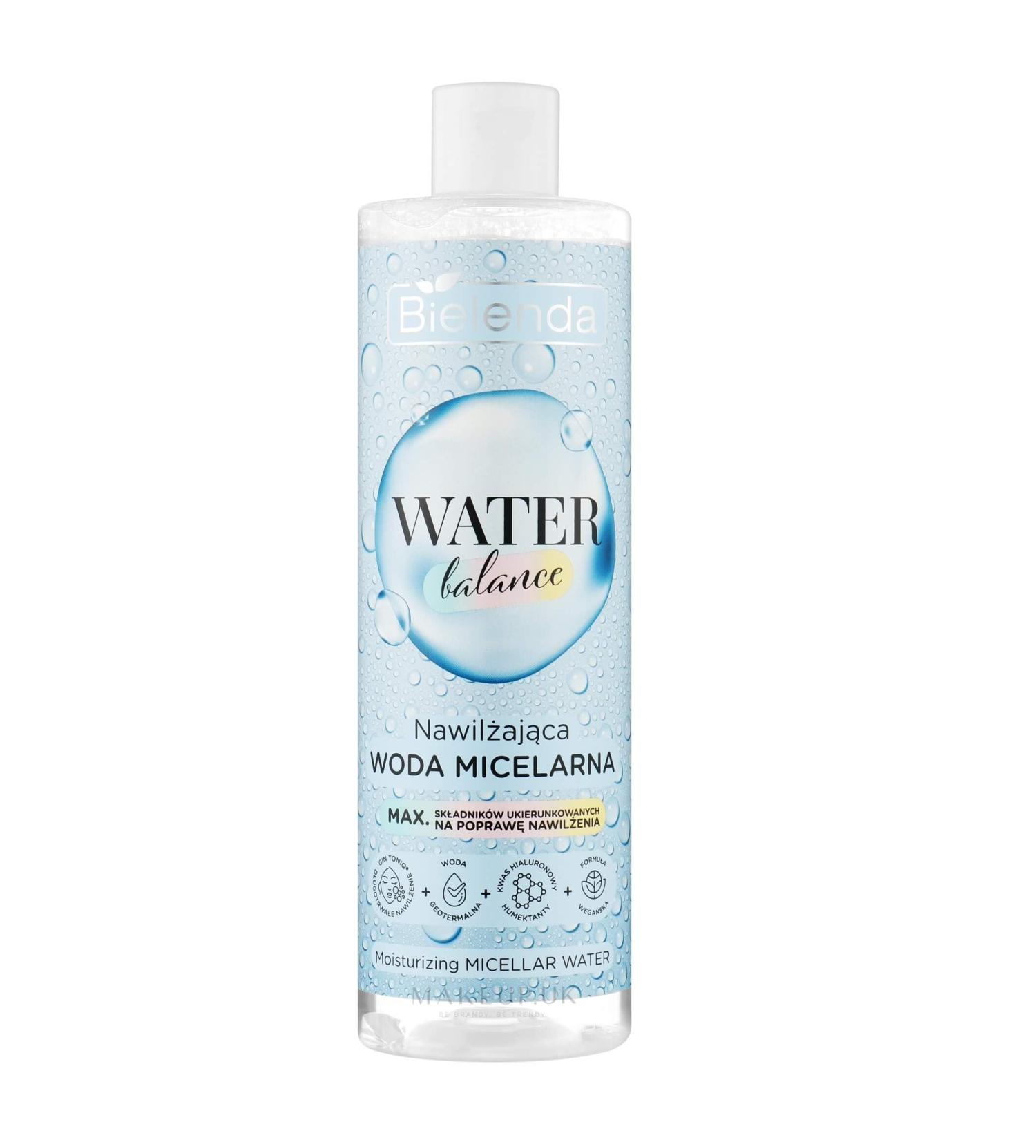 Bielenda Water Balance Moisturizing Micellar Water 400ml - Buy Online on GoSupps.com