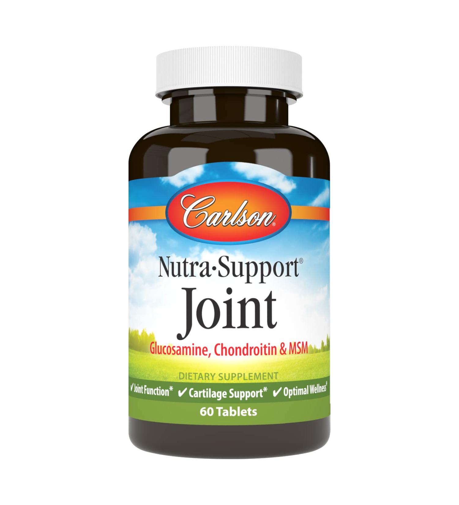 Carlson - Nutra-Support Joint Glucosamine Chondroitin & MSM Joint Function Cartilage Support & Optimal Wellness 60 tablets - Buy Online on GoSupps.com
