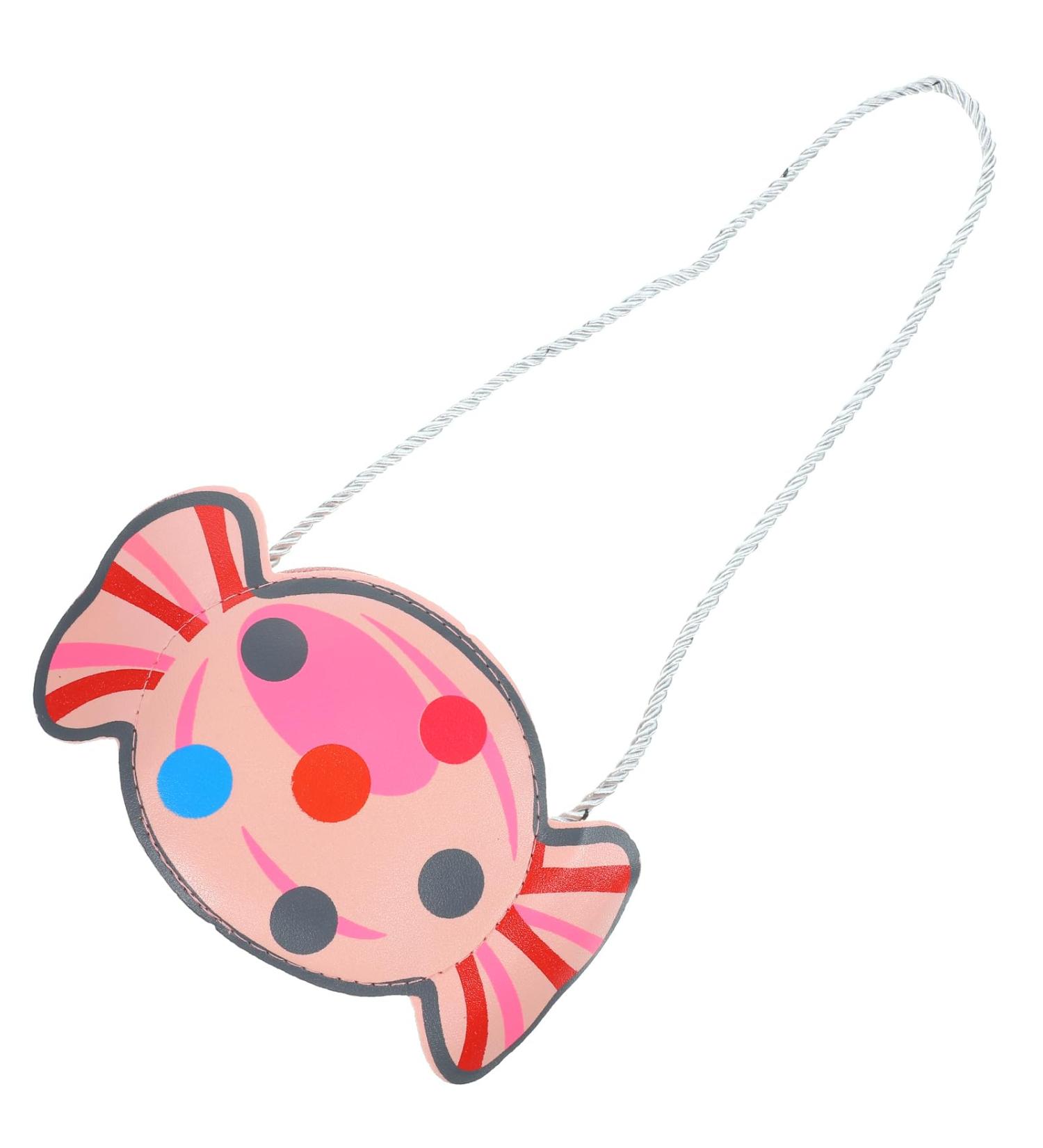 Lurrose Pink Mini Crossbody Bag for Girls | Candy Pocket Storage Pouch 21x11x5cm - Ideal for Children - Buy Online on GoSupps.com