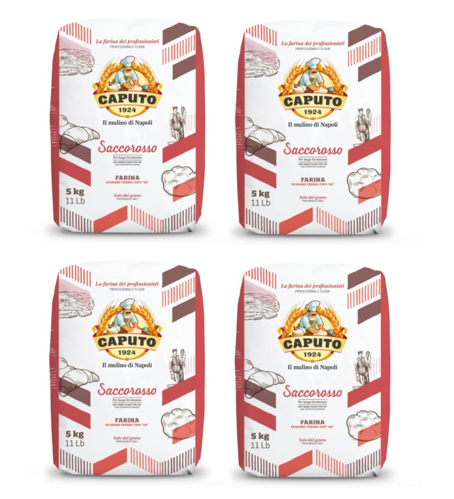 4x Caputo flour Cuoco Chef 5 kg soft wheat flour type 00 - Buy Online on GoSupps.com