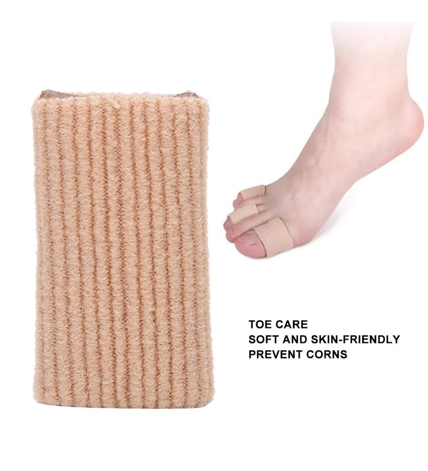 10 Pieces Fiber Gel Toe & Finger Protection - Anti-Abrasion Corn Sleeve Pain Relief Overlapping Toe Shell Elastic Toe Cover & Wrap - Buy Online on GoSupps.com