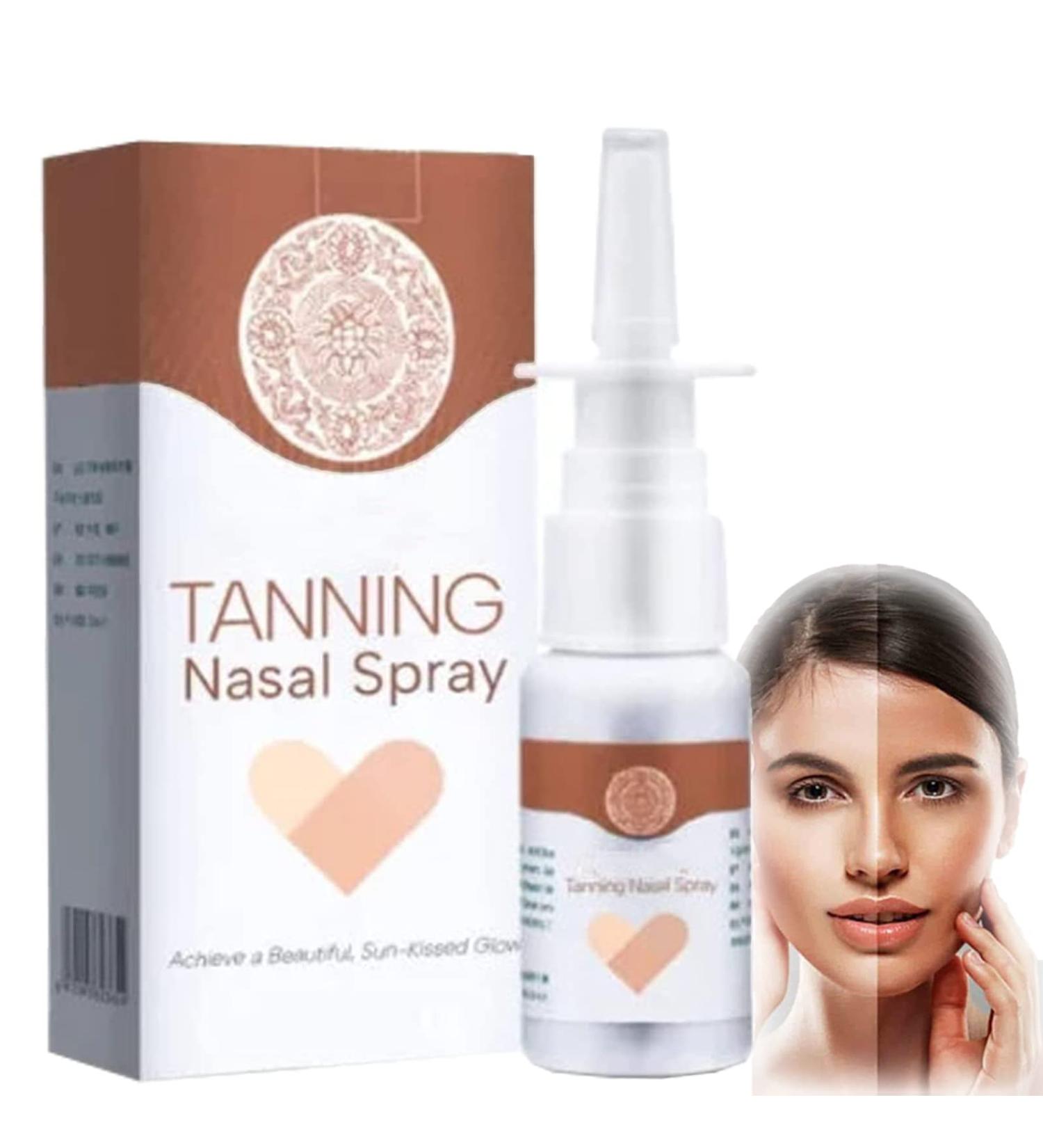 BronzeMist Tanning Nasal Spray Self-Tanning Facial Mist Tanning Sunless Spray Deep Tanning Dry Spray Sunless Tanning Mist Natural-Looking Tan (1 Pc) - Buy Online on GoSupps.com