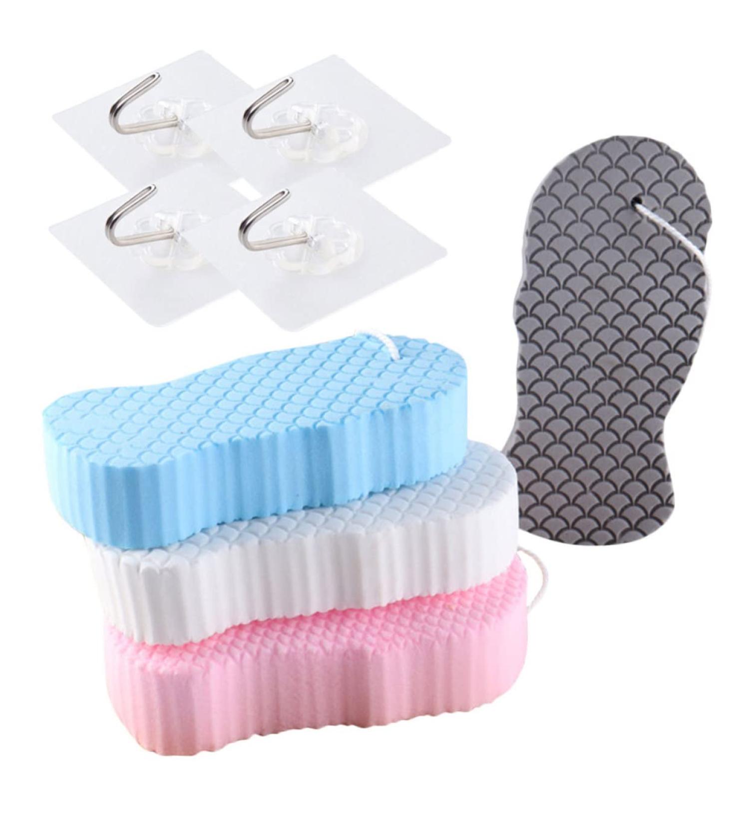 SEWOART 1 Set Children's Bath Sponge Kids Body Wash Bath Sponge for Kids Cleaning Accessories Foam Body Wash Bath Loofahs Bathing Accessories Comfortable Bath Scrubber PVA Tub 3D Household - Buy Online on GoSupps.com