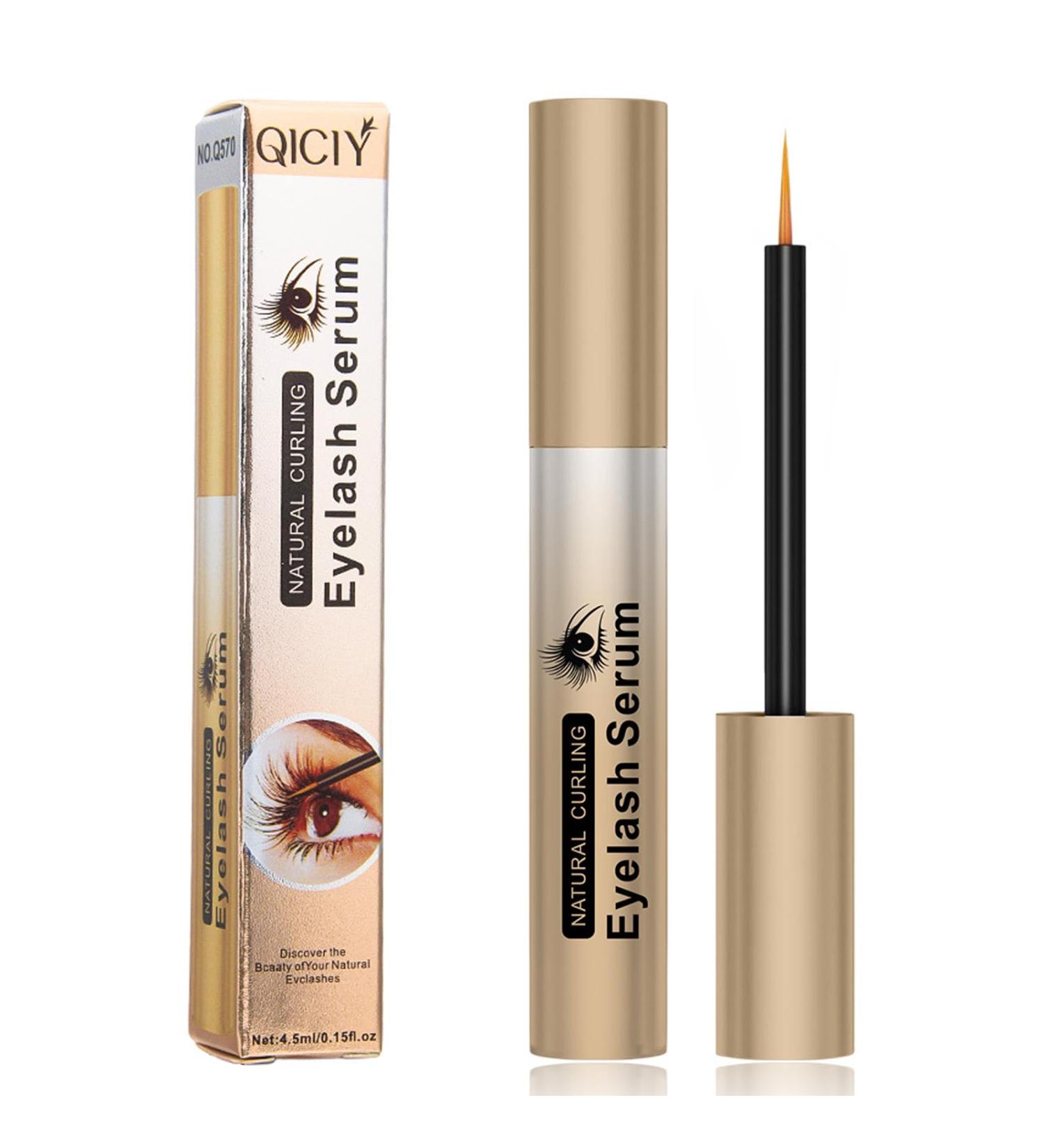 Lash Growth Serum for Longer Fuller Eyelashes - 5mL Vegan Eyelash Enhancer with Botanical Complex - Nourishes Lash Follicles Reduces Breakage - Safe for Sensitive Eyes & Contact Lens Wearers - Buy Online on GoSupps.com
