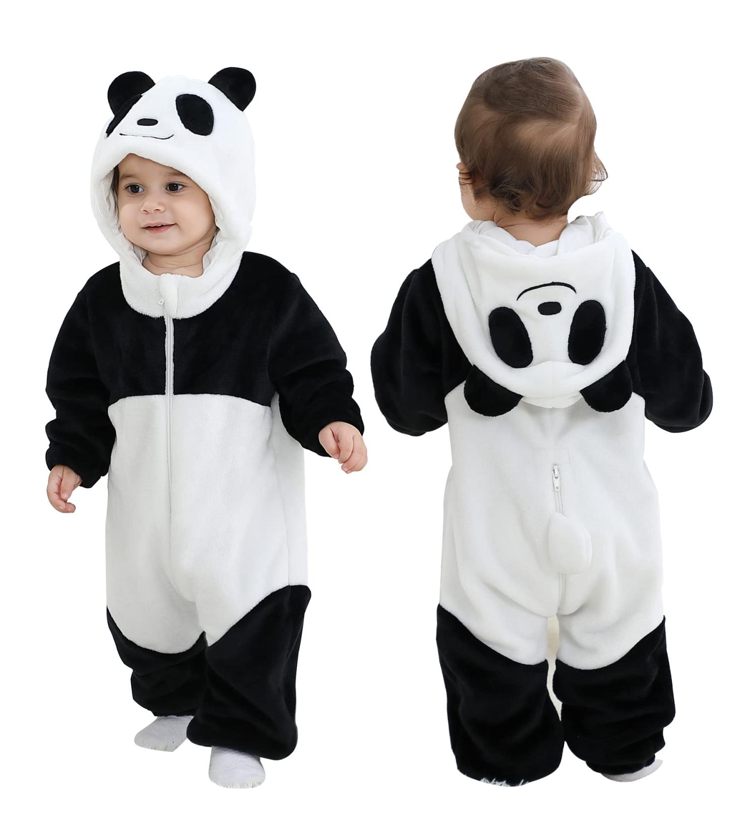 Doladola Baby Romper Dalmatians Onesie | Toddler Jumpsuit | Newborn Outfit 3-6 Months | Panda Design - Buy Online on GoSupps.com