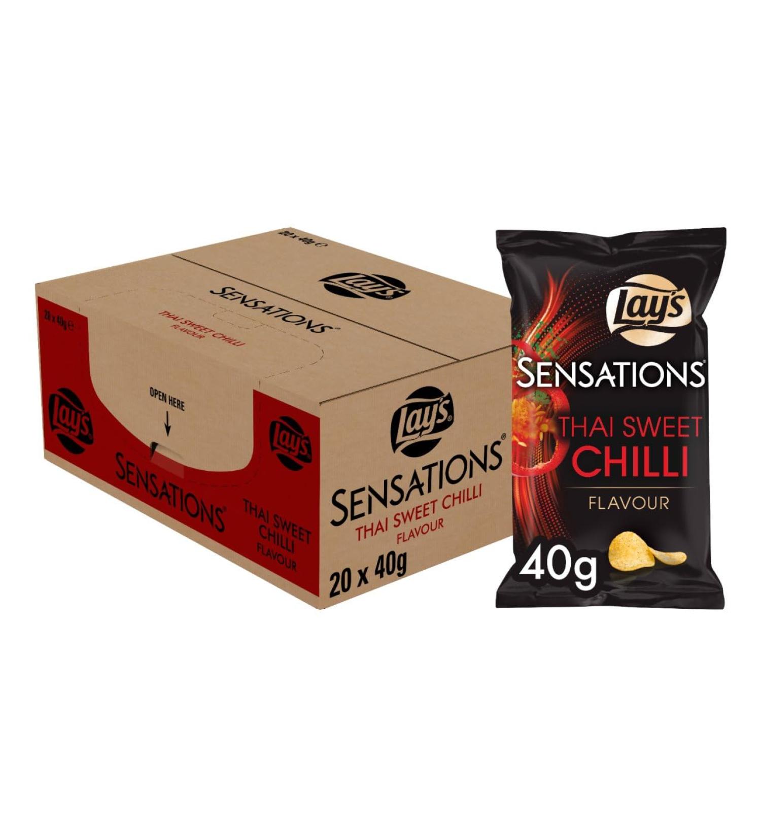 Lay's Thai sweet pepper sensations 40 g 20x | Total weight 800 g - Buy Online on GoSupps.com