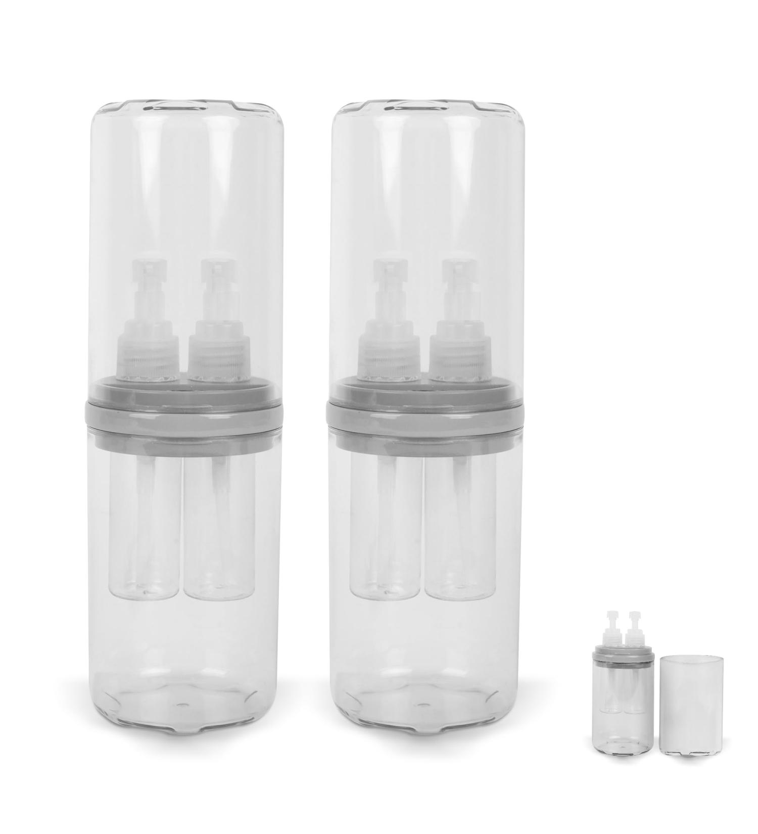 Buy Lollanda Travel Toothbrush Set - 2 Piece Etui & Water Cup for Camping & Business Trips - Light Gray - Buy Online on GoSupps.com