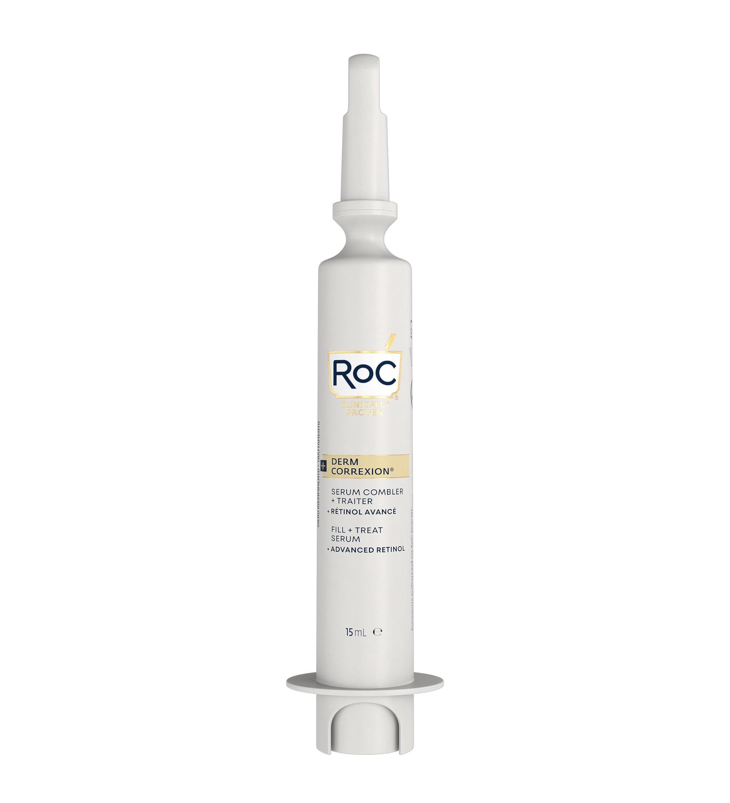 RoC Derm Correxion Fill + Treat Advanced Retinol Serum - Wrinkle Filling Treatment with Hyaluronic Acid - 15ml | Buy Now for Global Shipping - Buy Online on GoSupps.com