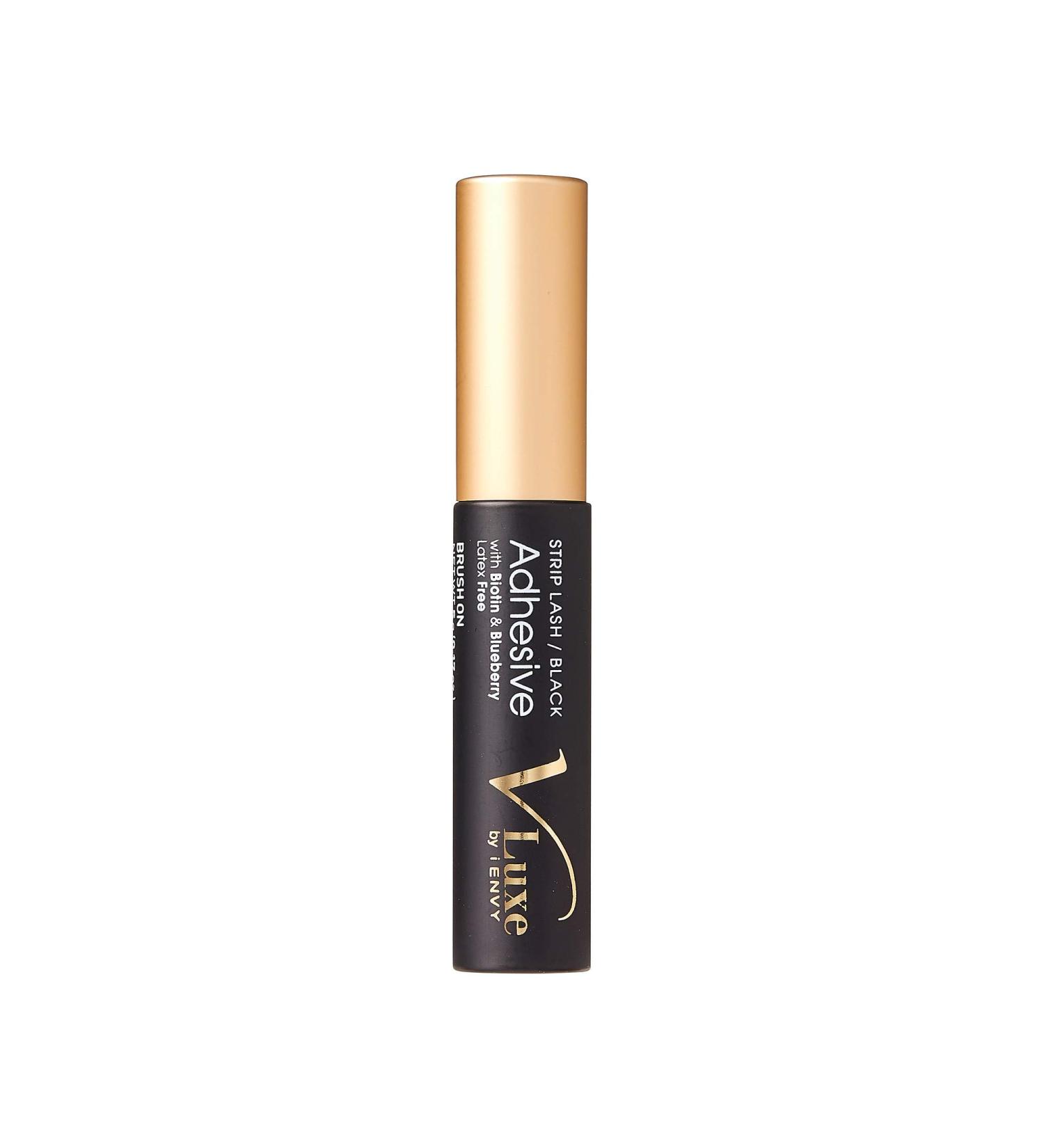 V Luxe by iEnvy Waterproof Strip Lash Adhesive Black - Latex-Free and Biotin Infused - Buy Online on GoSupps.com