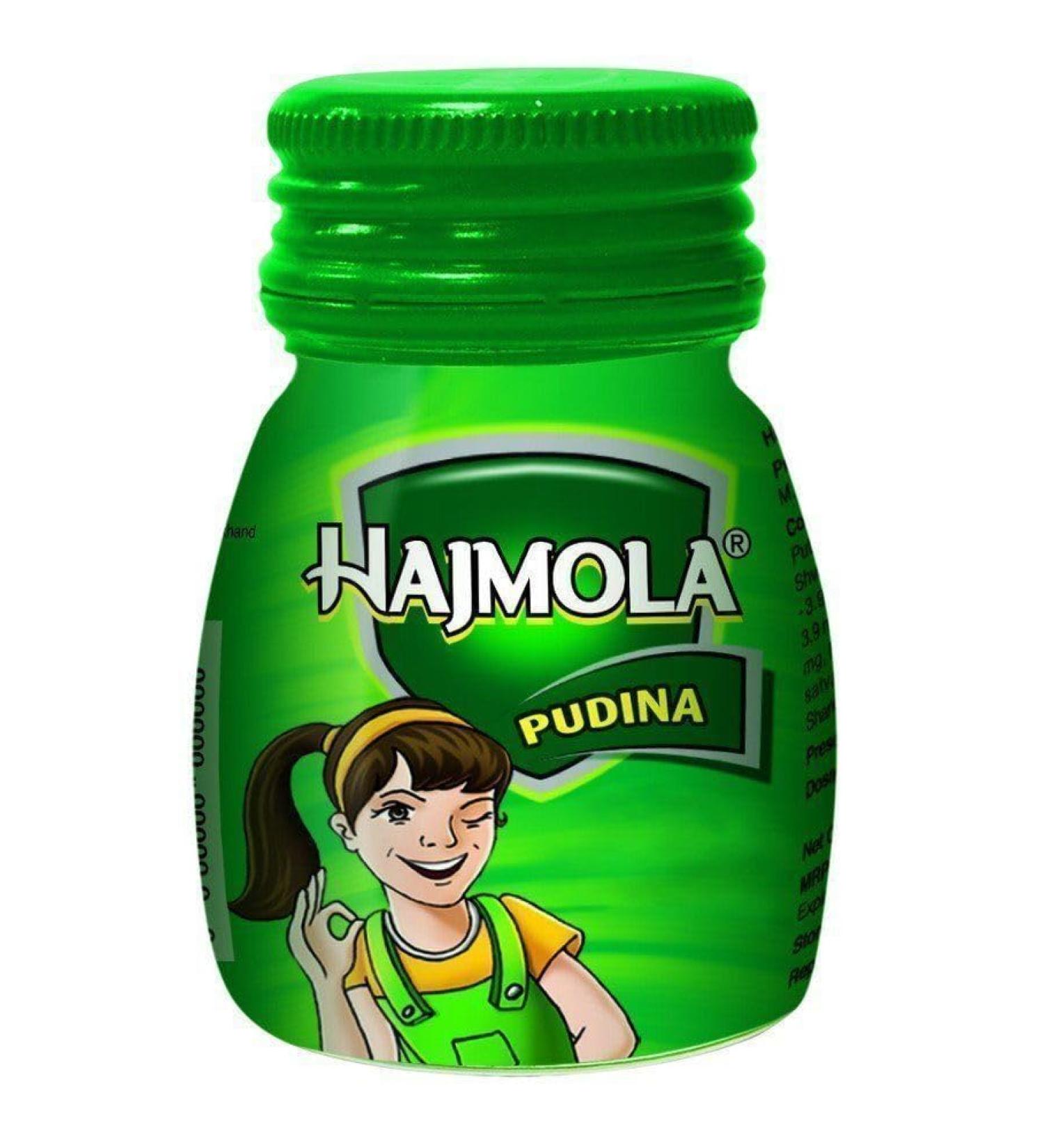 EXPORT STORE Hajmola Tablet - 120 Tablets Pudina (Spearmint)