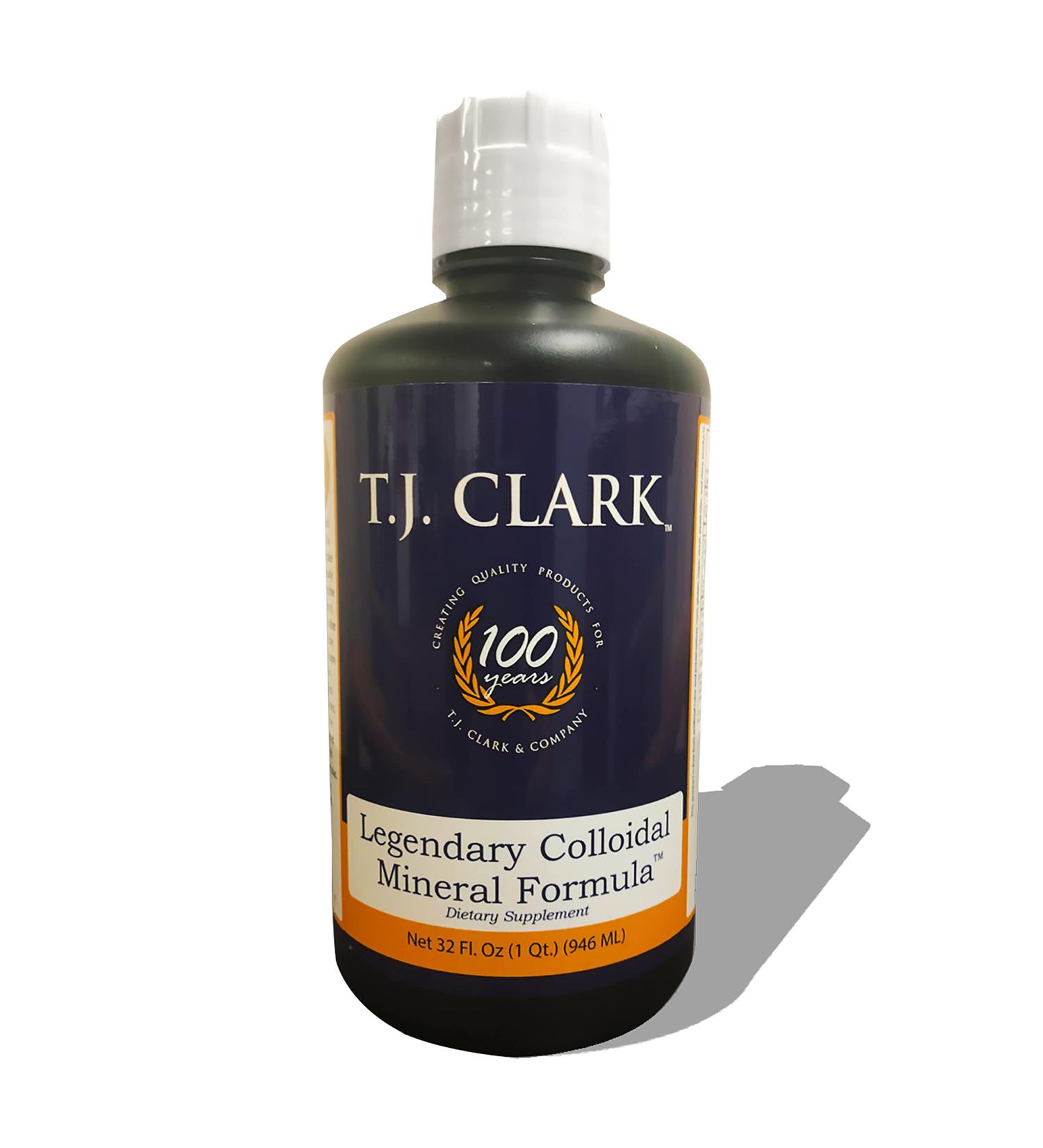 T.J. Clark 32fl.oz. Colloidal Mineral Liquid Original Formula for Optimal Health - Buy Online on GoSupps.com