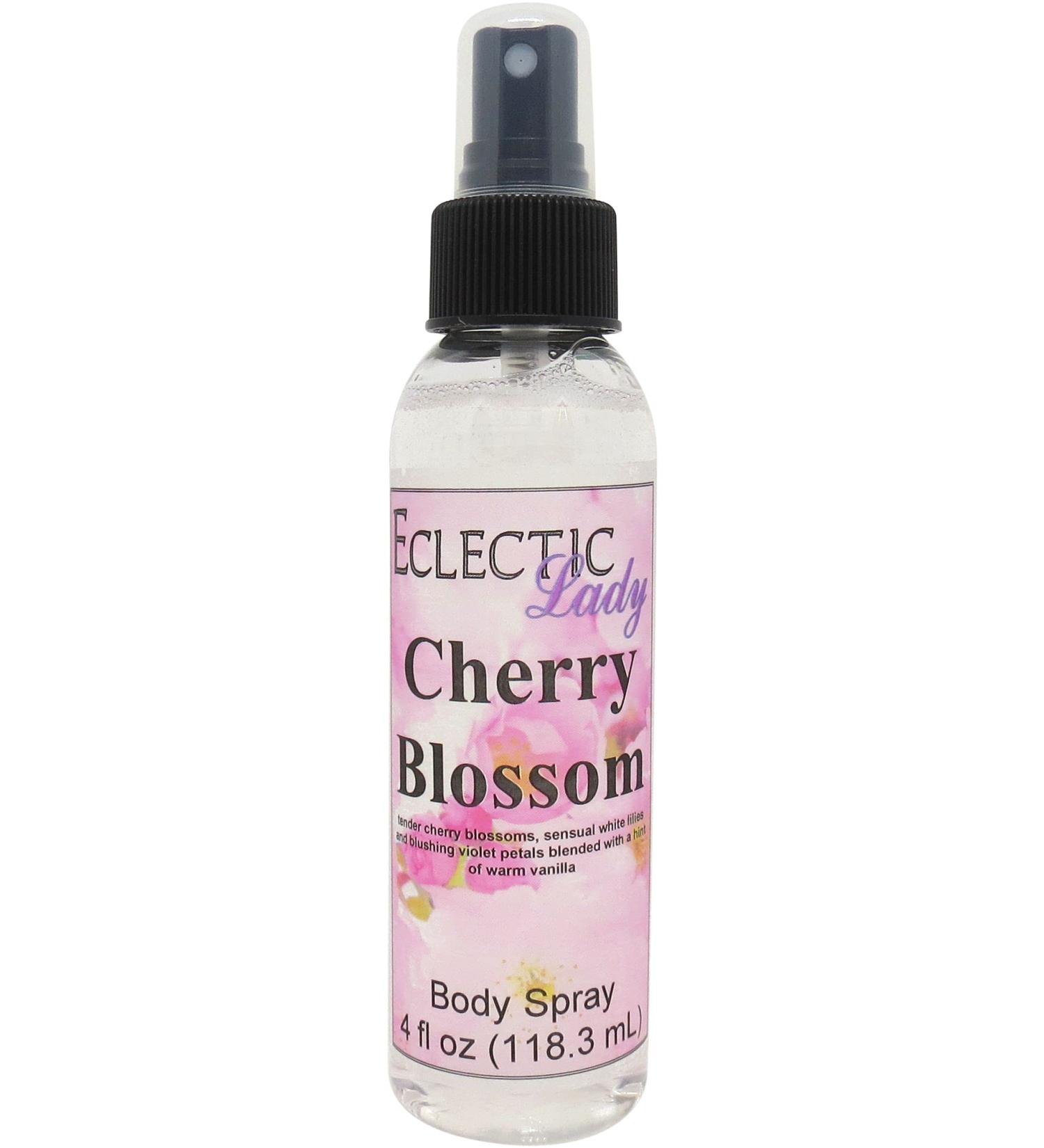 Cherry Blossom Body Spray 4 ounces Body Mist for Women with Clean Light & Gentle Fragrance Long Lasting Perfume with Comforting Scent for Men & Women Cologne with Soft Subtle Aroma For Daily Use 4 Fluid Ounces - Buy Online on GoSupps.com