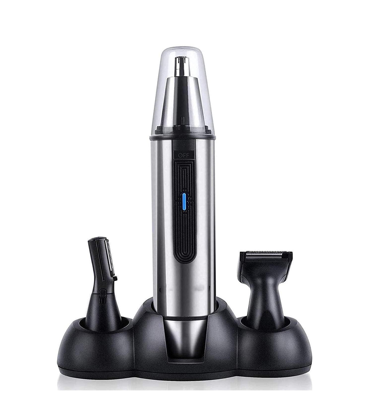 Professional Ear and Nose Hair Trimmer - Painless Battery-Operated Facial Clipper for Men & Women - IPX7 Waterproof & Dual Edge Blades - Buy Online on GoSupps.com