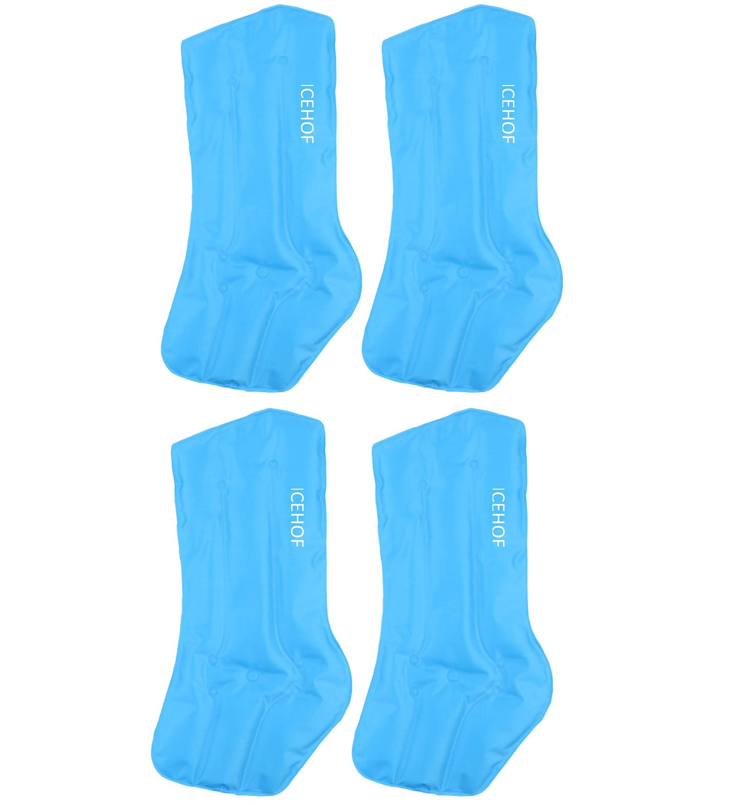 IceHOF replacement cooling pads (4x) for horse -drawn handbare - 37 cm x 17 cm - for cooling horsebacks - cooling pad cool packs horses joint tendons 4 replacement cooling pads