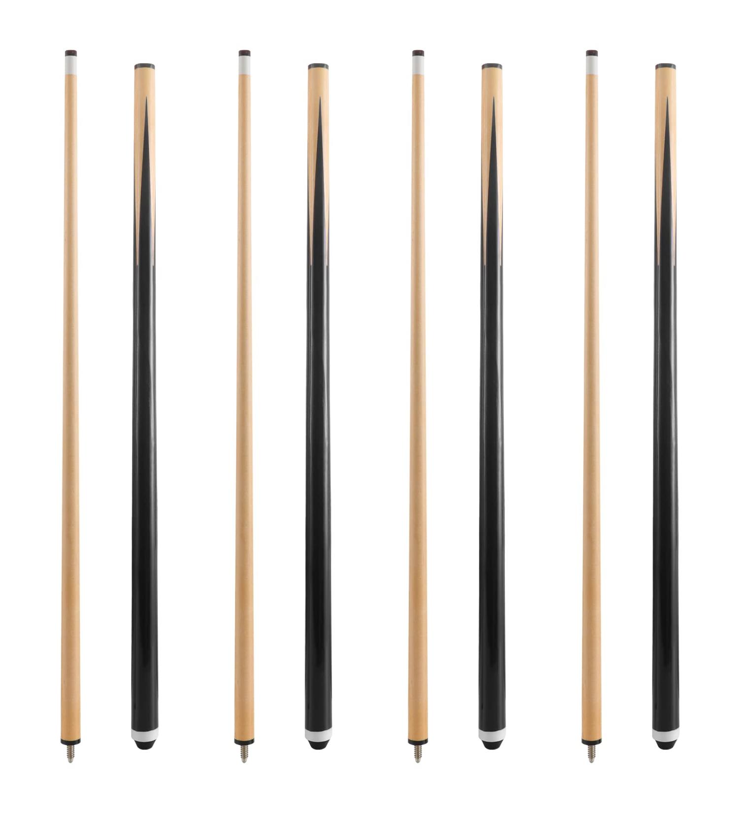 Pool Cue Stick Set - 2 or 4 Pack with Different Weights/Sizes | 20oz 58 Billiards Cue - Buy Online on GoSupps.com