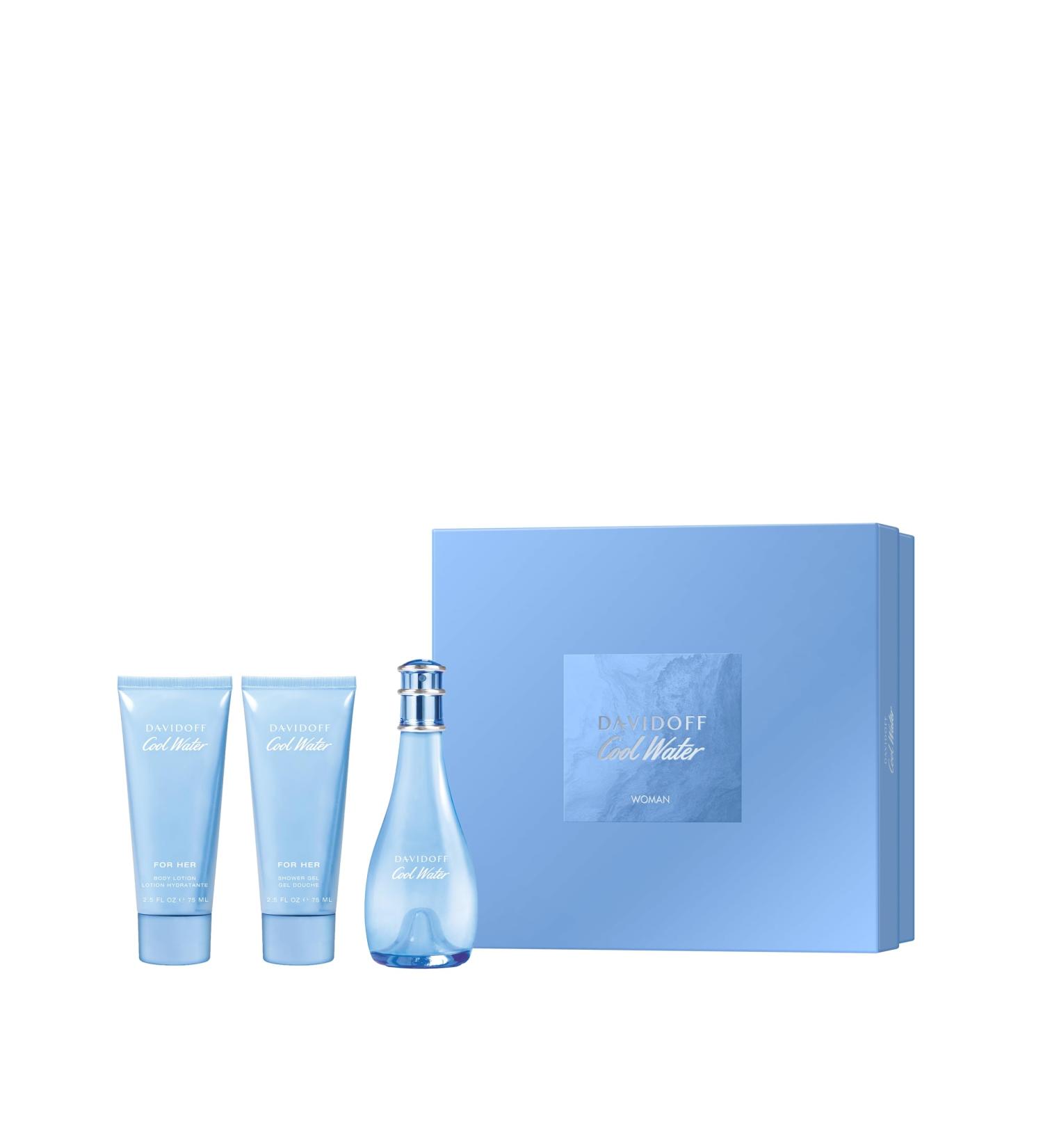 DAVIDOFF Cool Water Eau de Toilette Fresh Floral Women's Perfume With Notes of Watermelon Lily of the Valley & Musk Long Lasting Fragrance 2.77 Fl Oz (Pack of 3) - Buy Online on GoSupps.com