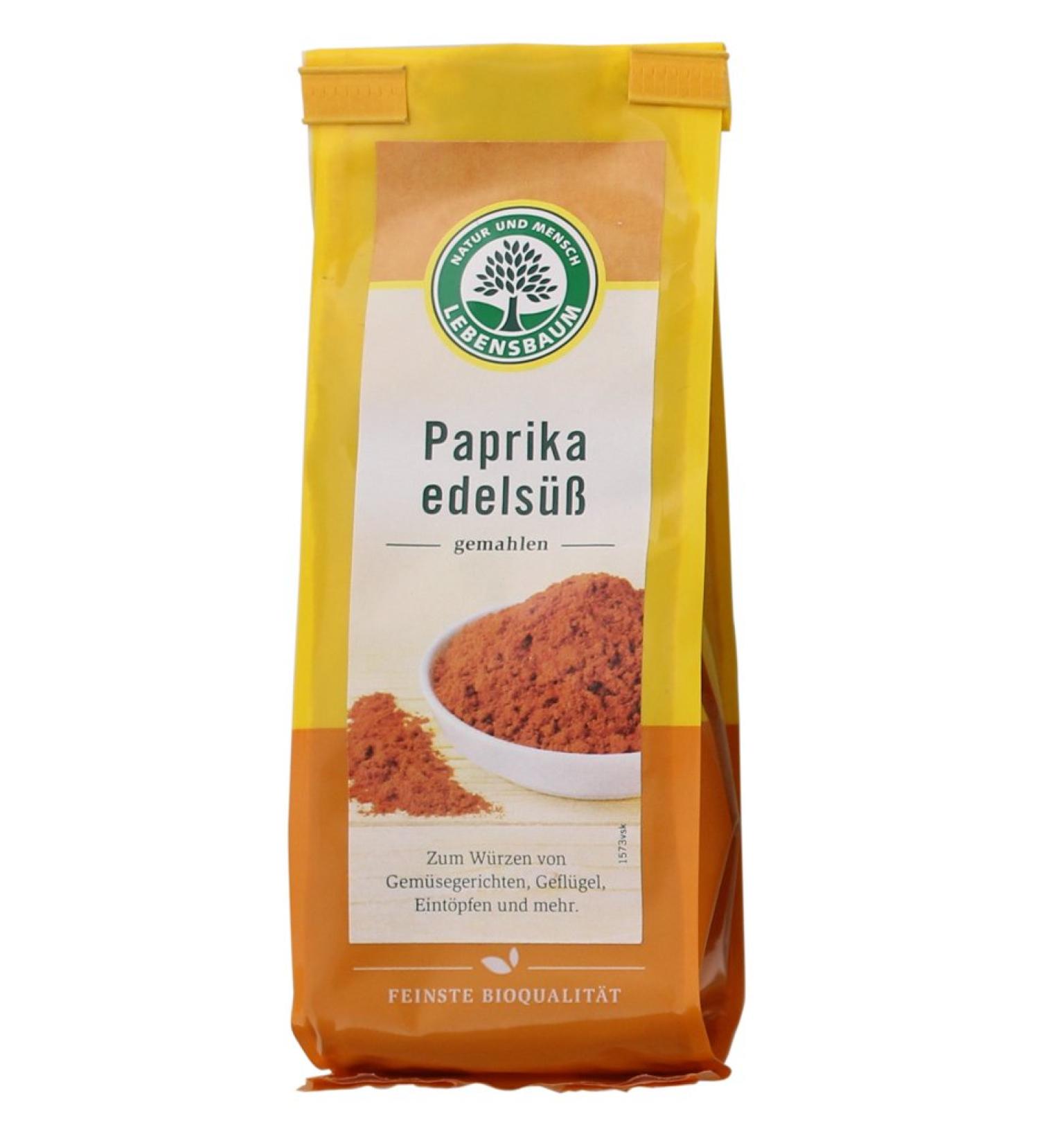 Sweet Ground Paprica BIO 50 g - LEBENSBAUM - Buy Online on GoSupps.com