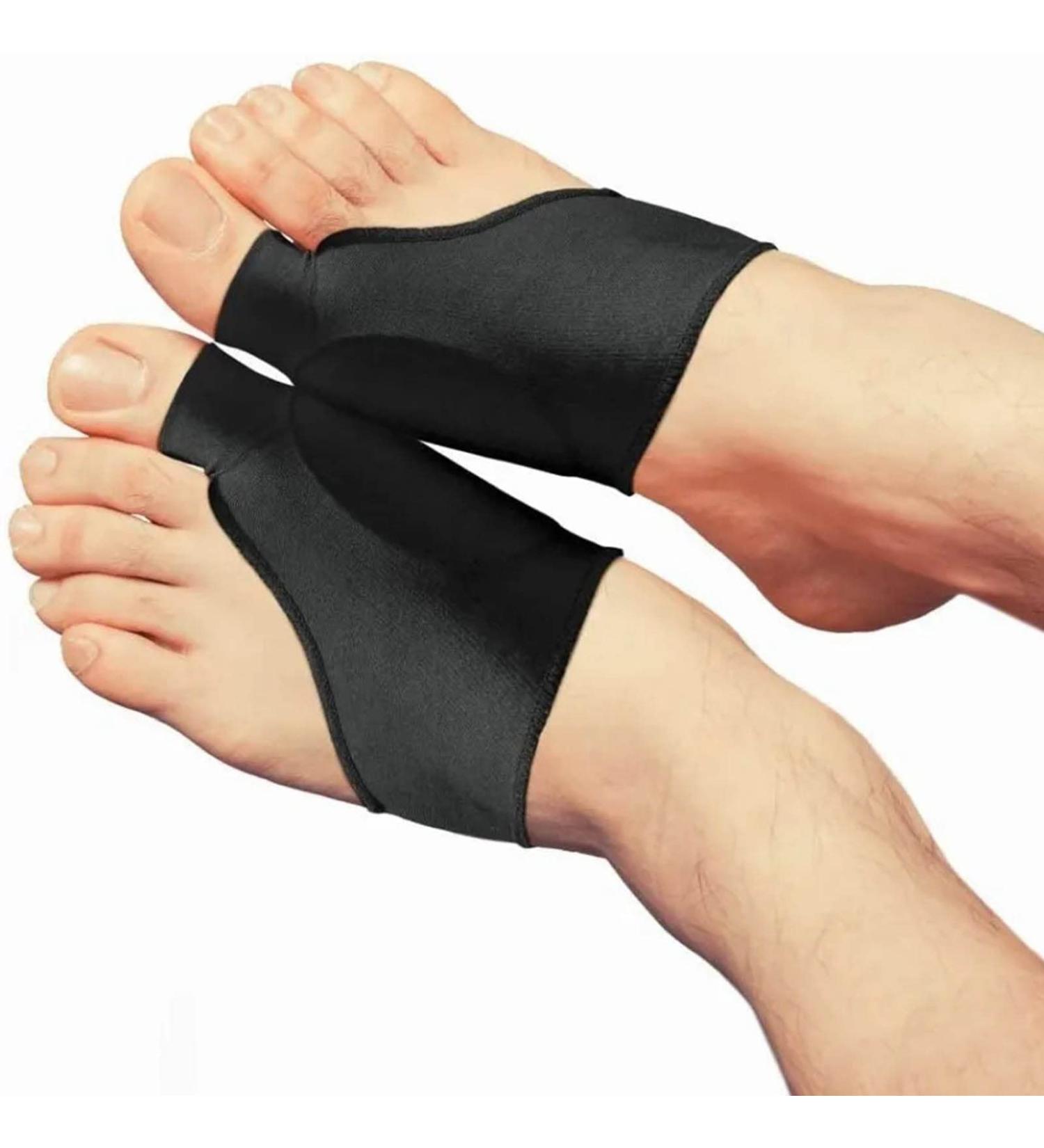 Bale Toe Stocking | Large Toe Separator | Soft Breathable & Skin-Friendly | Outdoor Use (S: 35-39 M) - Black - Buy Online on GoSupps.com