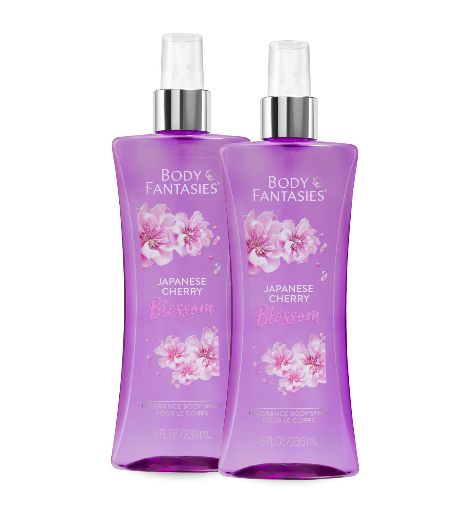 Body Fantasies Signature Fragrance Body Spray Japanese Cherry Blossom 8 fl oz (Pack of 2) Japanese Cherry Blossom 2 pack - Buy Online on GoSupps.com