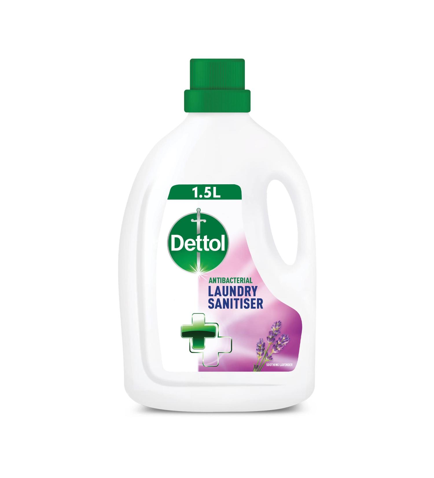 Dettol Antibacterial Laundry Cleanser Lavender 1.5L - Dermatologically Tested - Buy Online on GoSupps.com