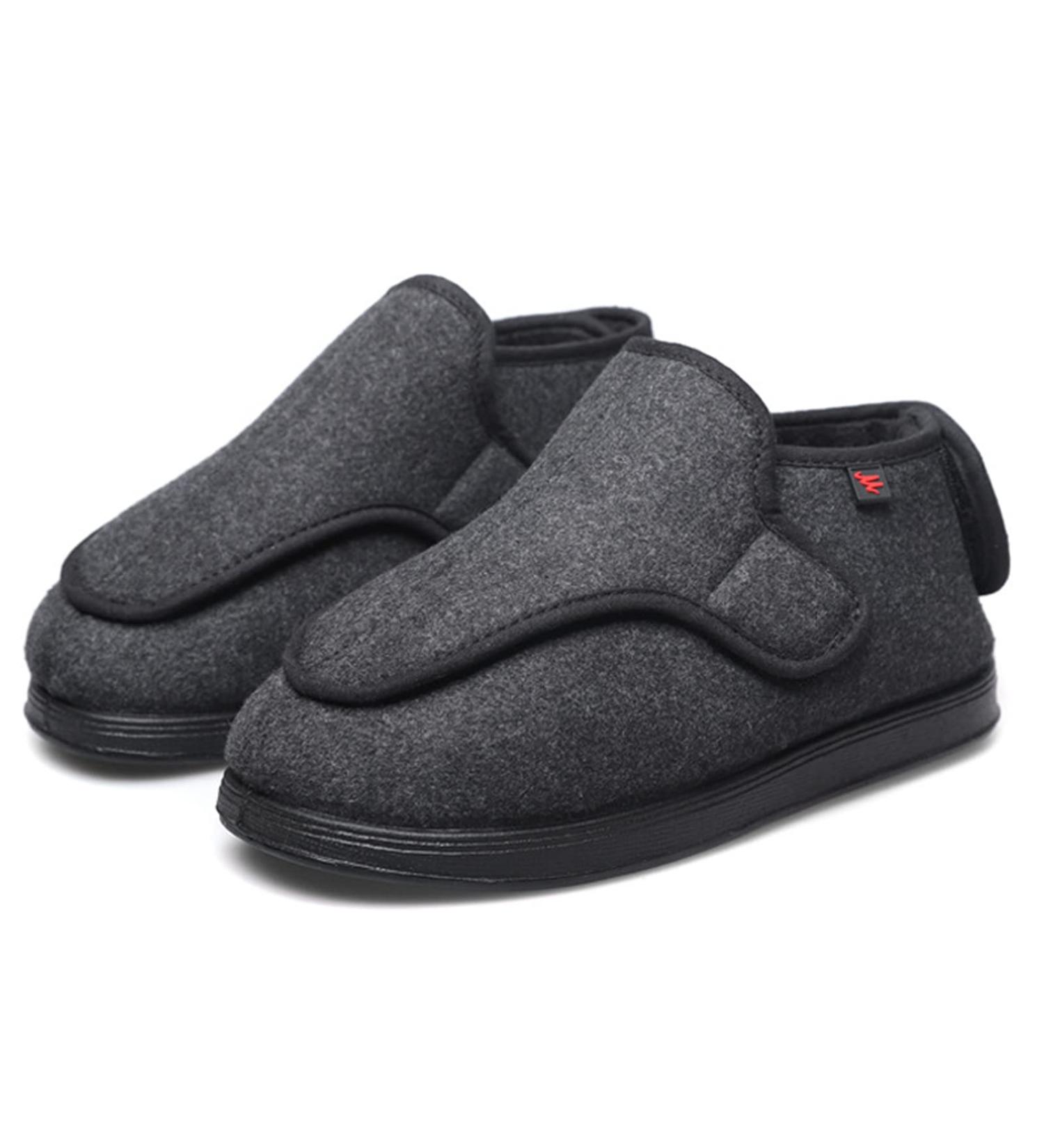 DXDUI Diabetic Casual Shoes 37 Black - Adjustable Swelling Shoes for Hiking and Outdoor Sports - Buy Online on GoSupps.com