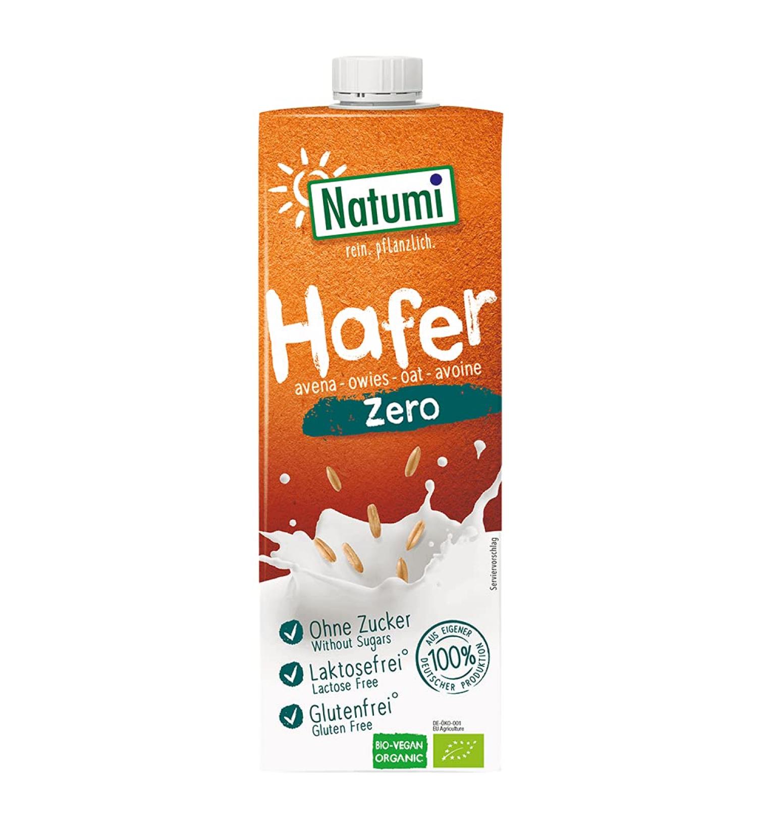 Natumi Organic Oat Drink Zero 24-Pack (24 x 1 L)