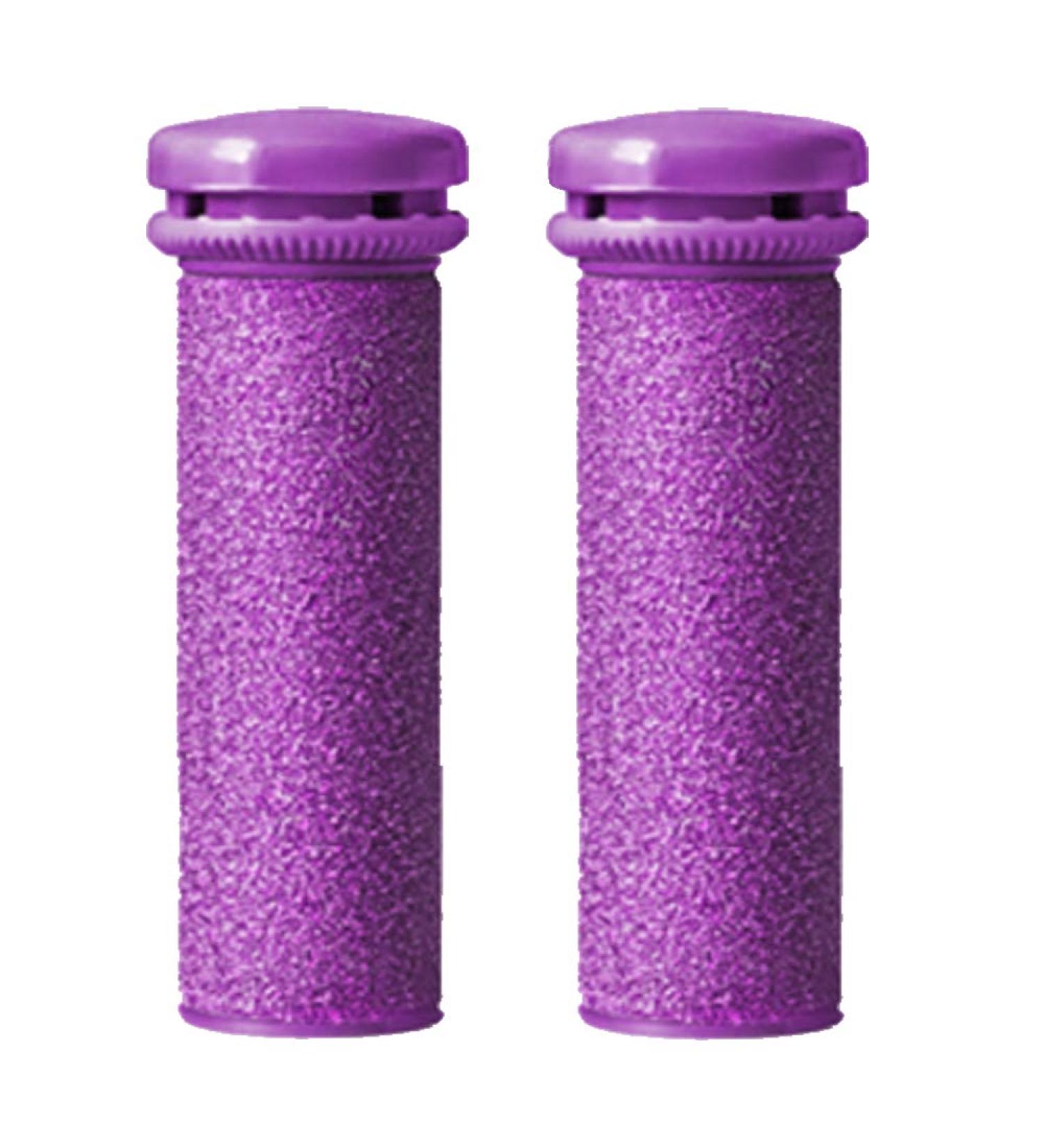 Emjoi Micro-Pedi Extreme Coarse Purple Flex Replacement Rollers - Set of 2 - Buy Online on GoSupps.com