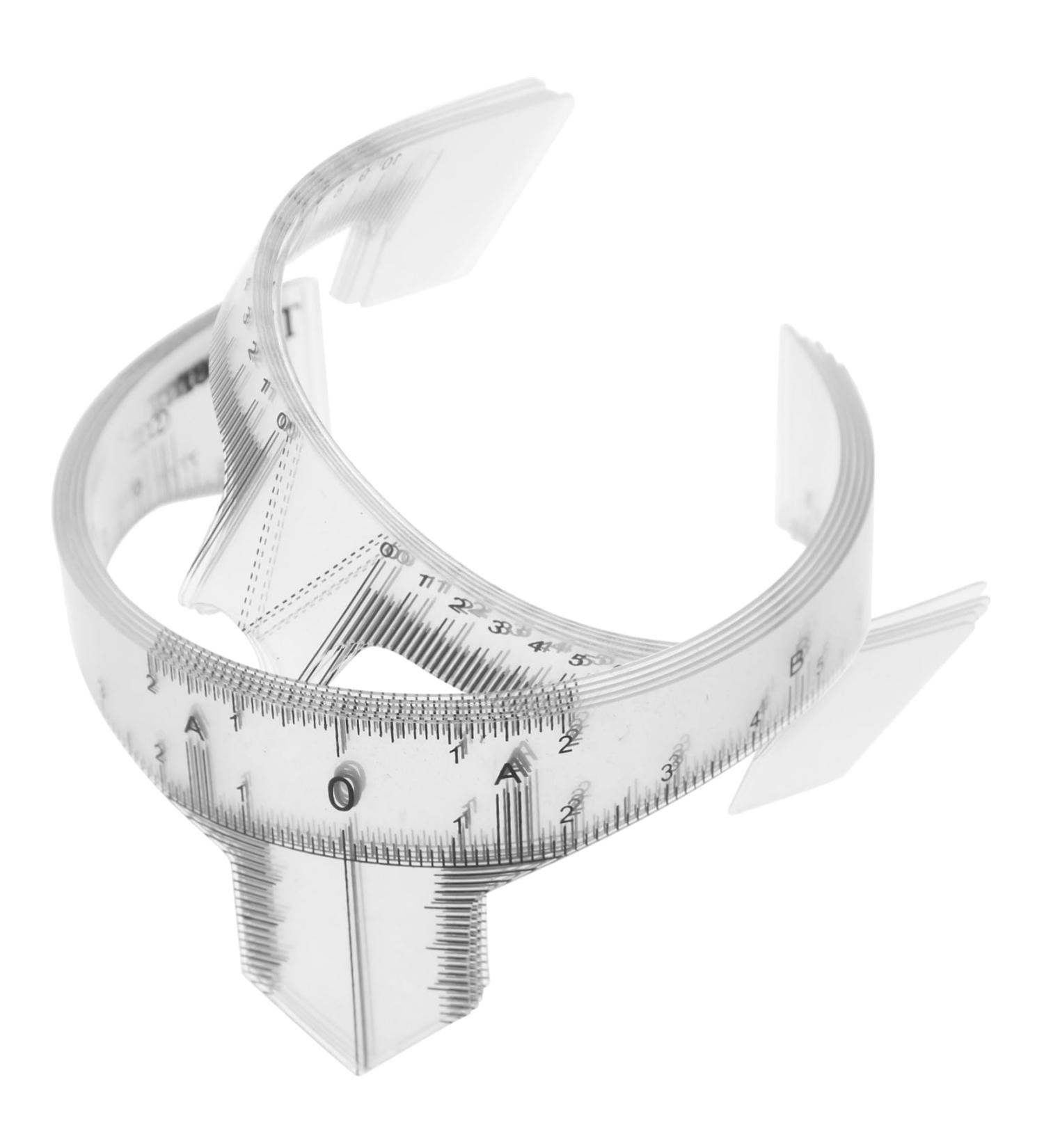 Mikinona 10pcs Eyebrow Design Ruler Clear Stickers Makeup Tools Nose Bridge Measuring Ruler Shaping Stencil - Buy Online on GoSupps.com