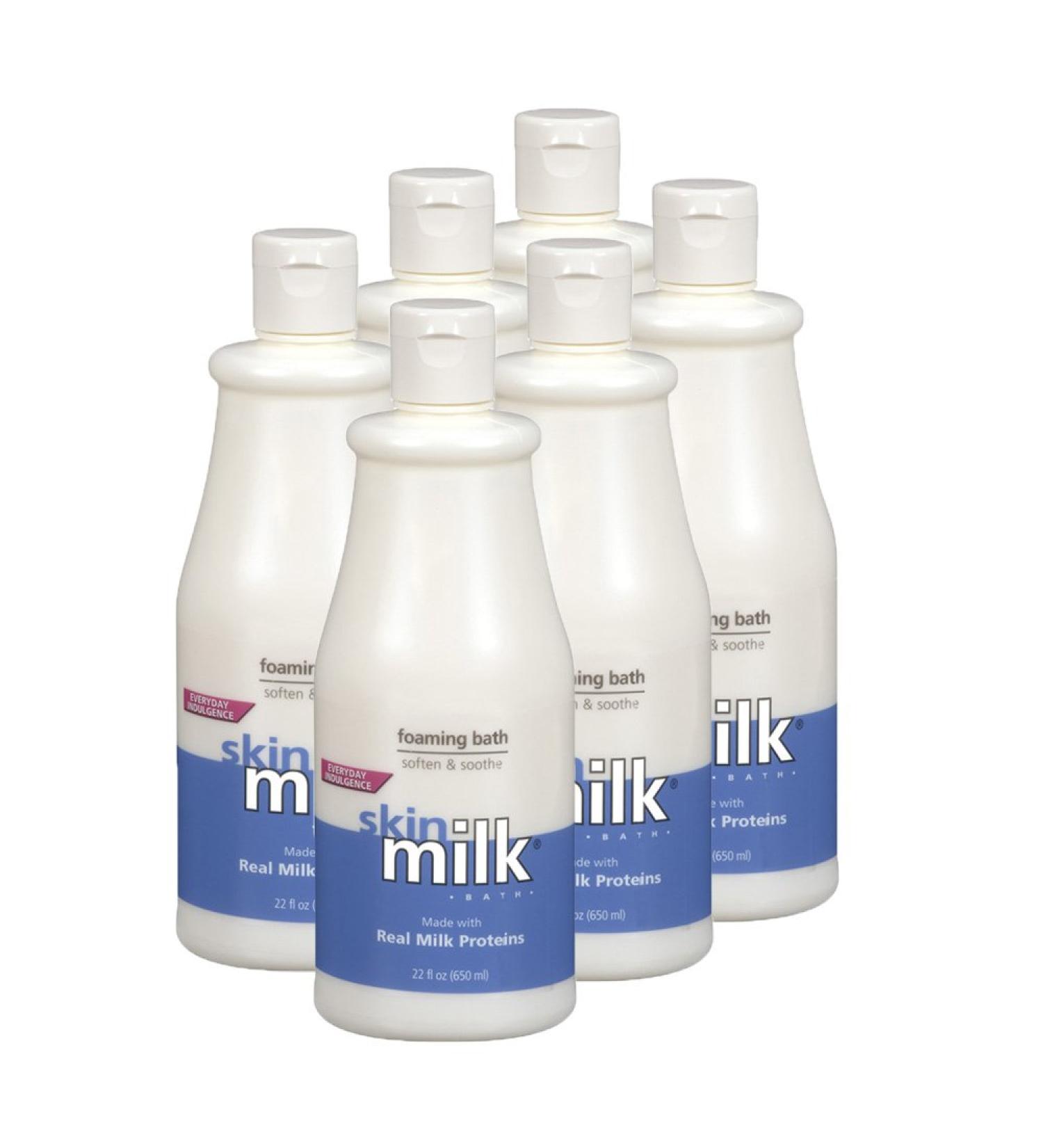 SKINMILK, Bubble Bath, 22 oz., (6 Pack) Lily