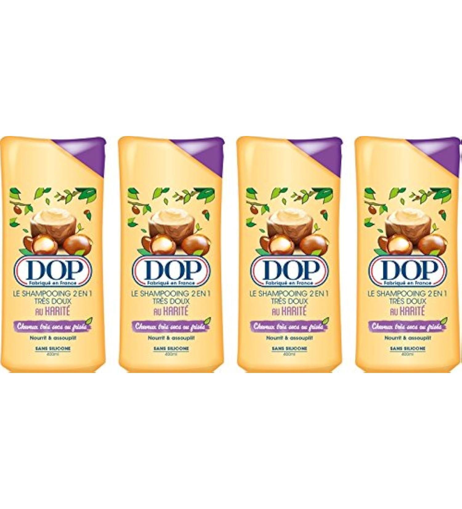 Dop DOP Very Gentle 2-in-1 Shea Shampoo 400.0 ml - Pack of 4