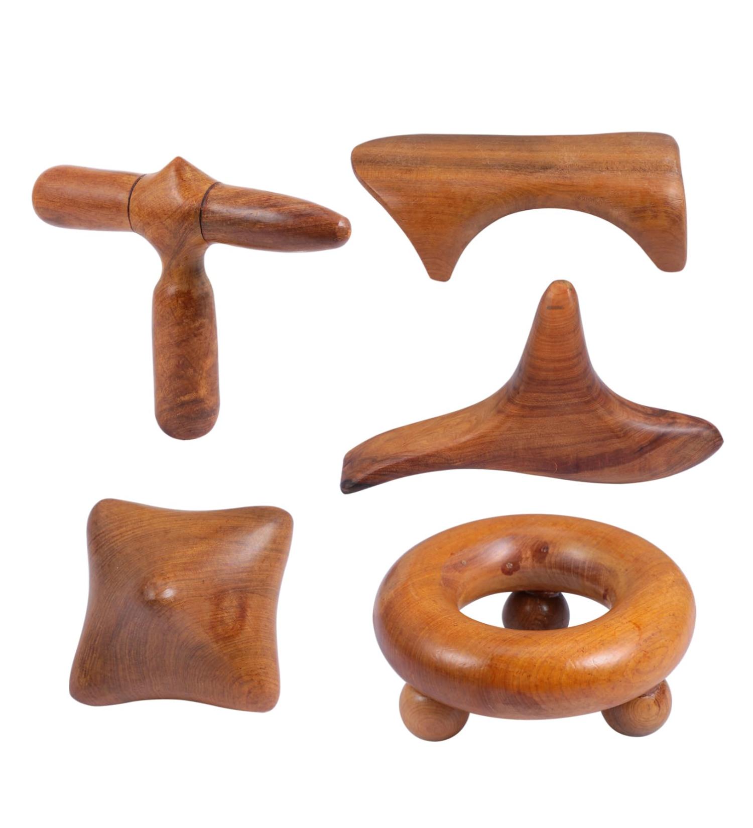 Fomiyes Triangular Massage Device - Sandalwood Scratch Board for Feet & Neck Relief | Premium Handheld Guasha Tool | Ideal Gift from Vietnam - Buy Online on GoSupps.com