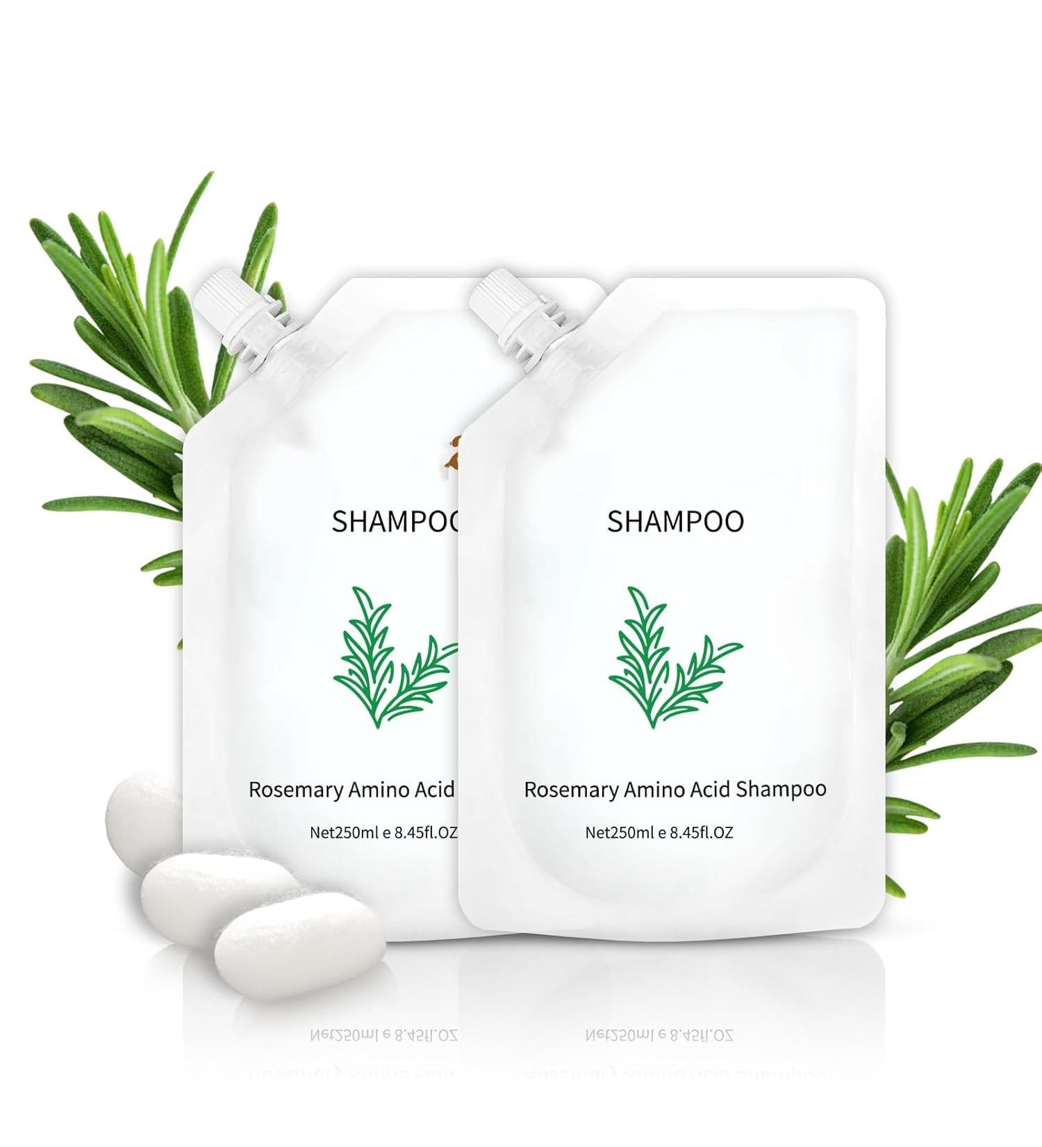 Rosemary Biotin Shampoo Hair Growth Shampoo For Women And Men Refreshing Smooth & Shiny Hair2PCS - Buy Online on GoSupps.com