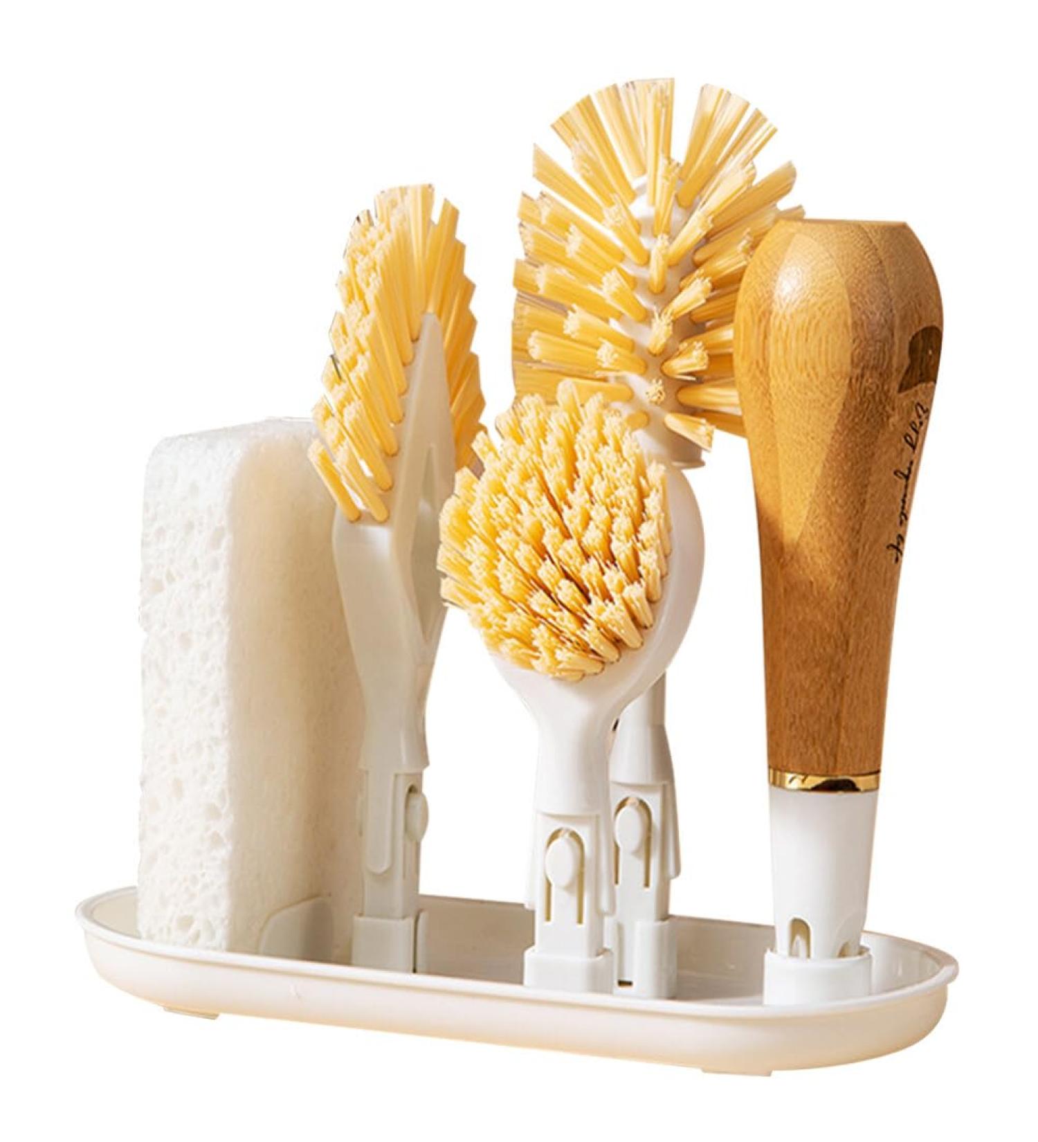 Healeeved 1 set of multifunctional cleaning brush vegetable brushes Flush brush Pot cleaning brush Pug for floor cleaning carrot washer sponges cuisine flush corn just corn plastic