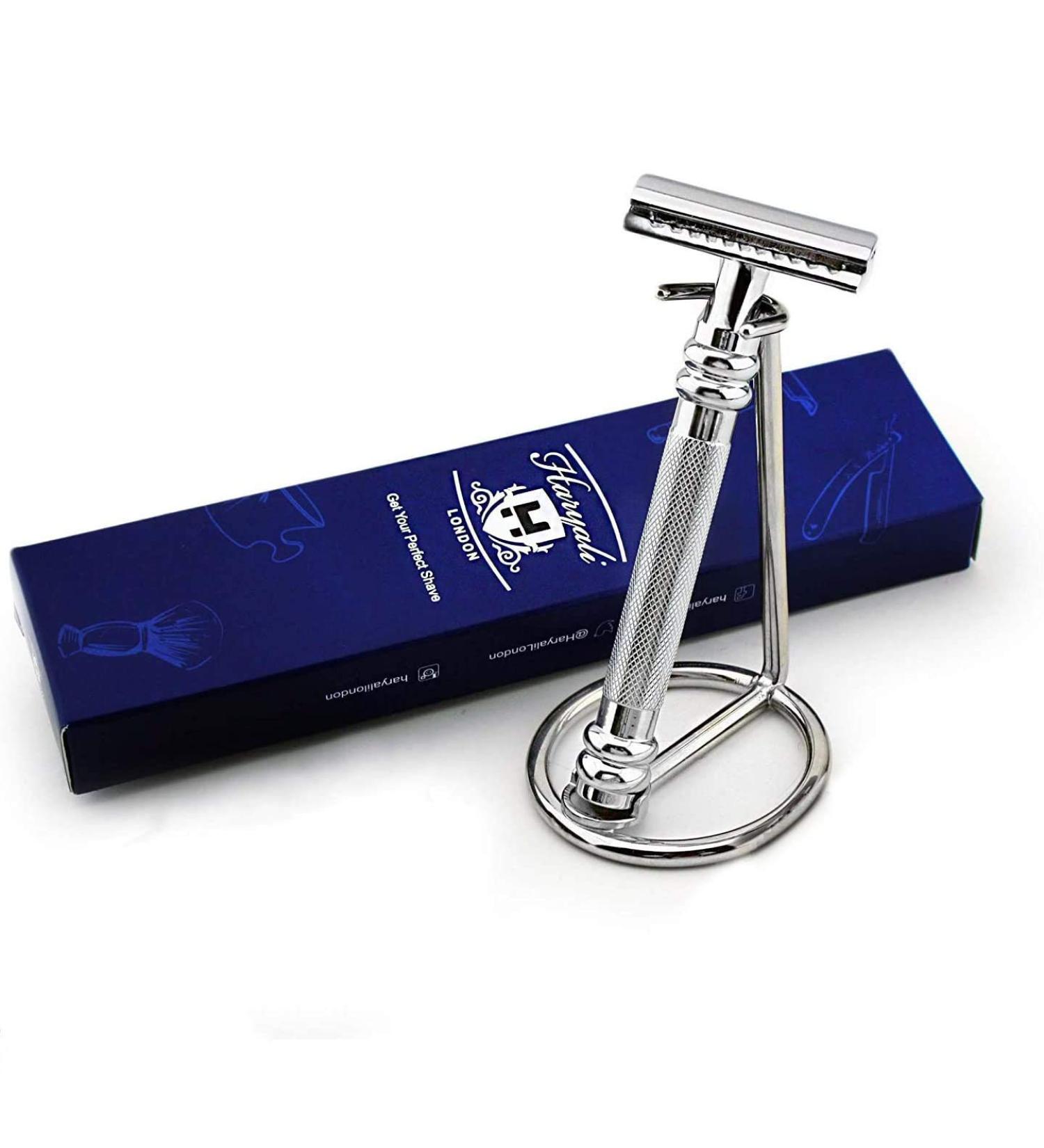 Classic Safety Grass Knife with Cowhide Protective Cover | Premium Stainless Steel | Ideal Gift for Care & Shaving - Buy Online on GoSupps.com