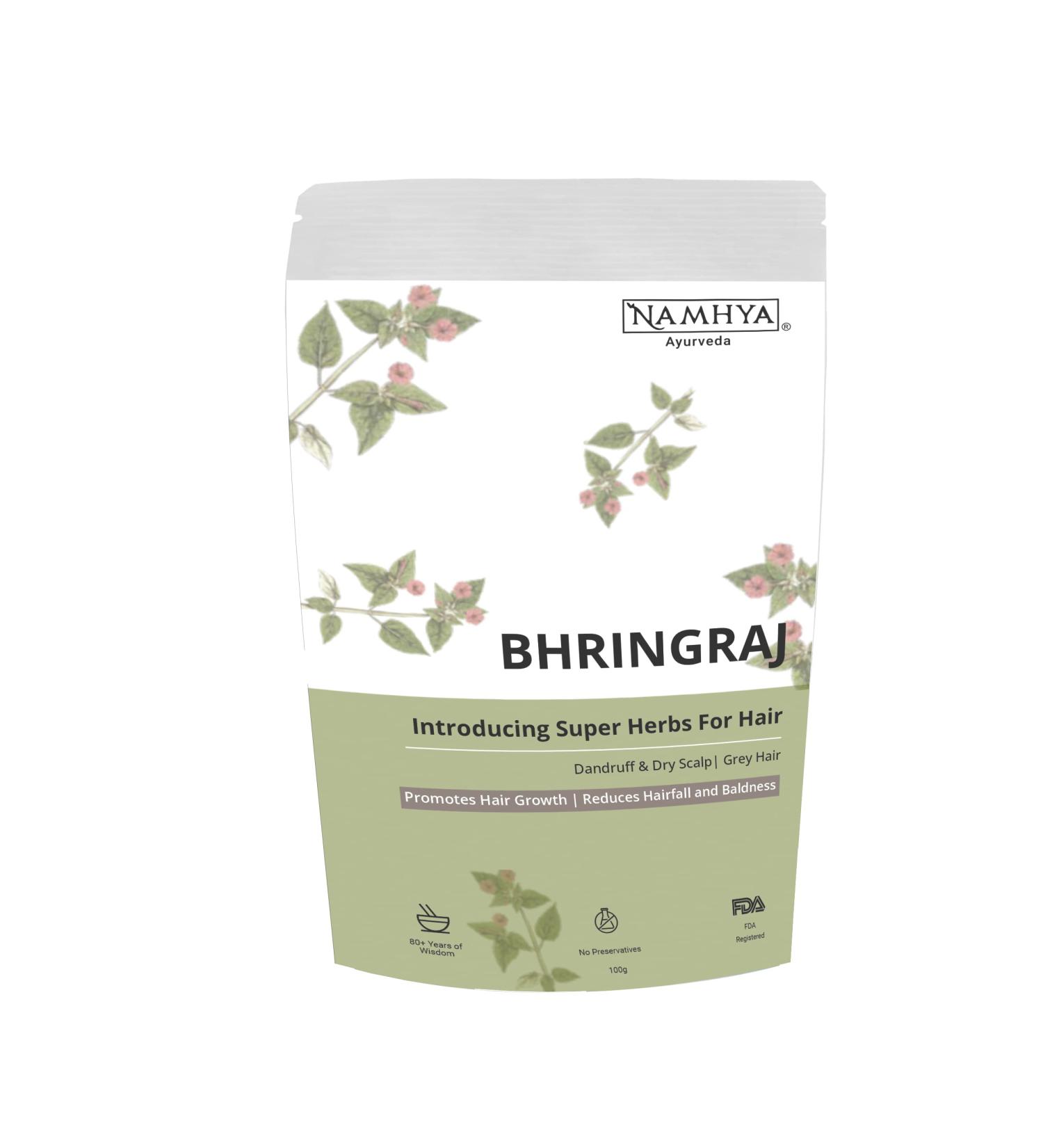Namhya Bhringraj Powder Edible Good for Hair Oral Consumption | No Preservatives 100 g