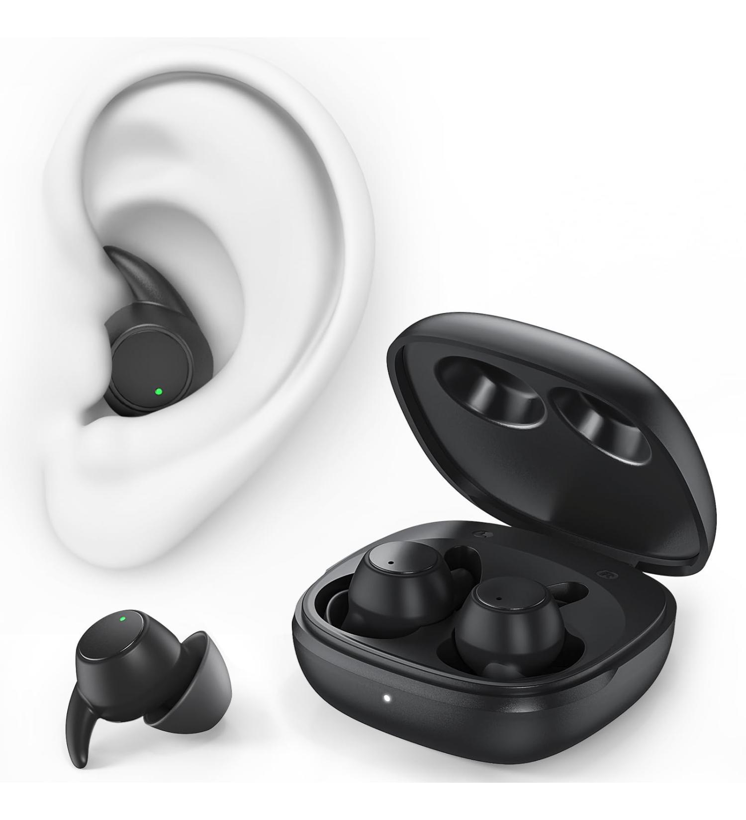 Buy 2.0 Sleep Headphones | Noise Blocking Earbuds for Side Sleepers | High Fidelity Bluetooth 5.4 | Flexible Silicone Ear Plugs - Black - Buy Online on GoSupps.com