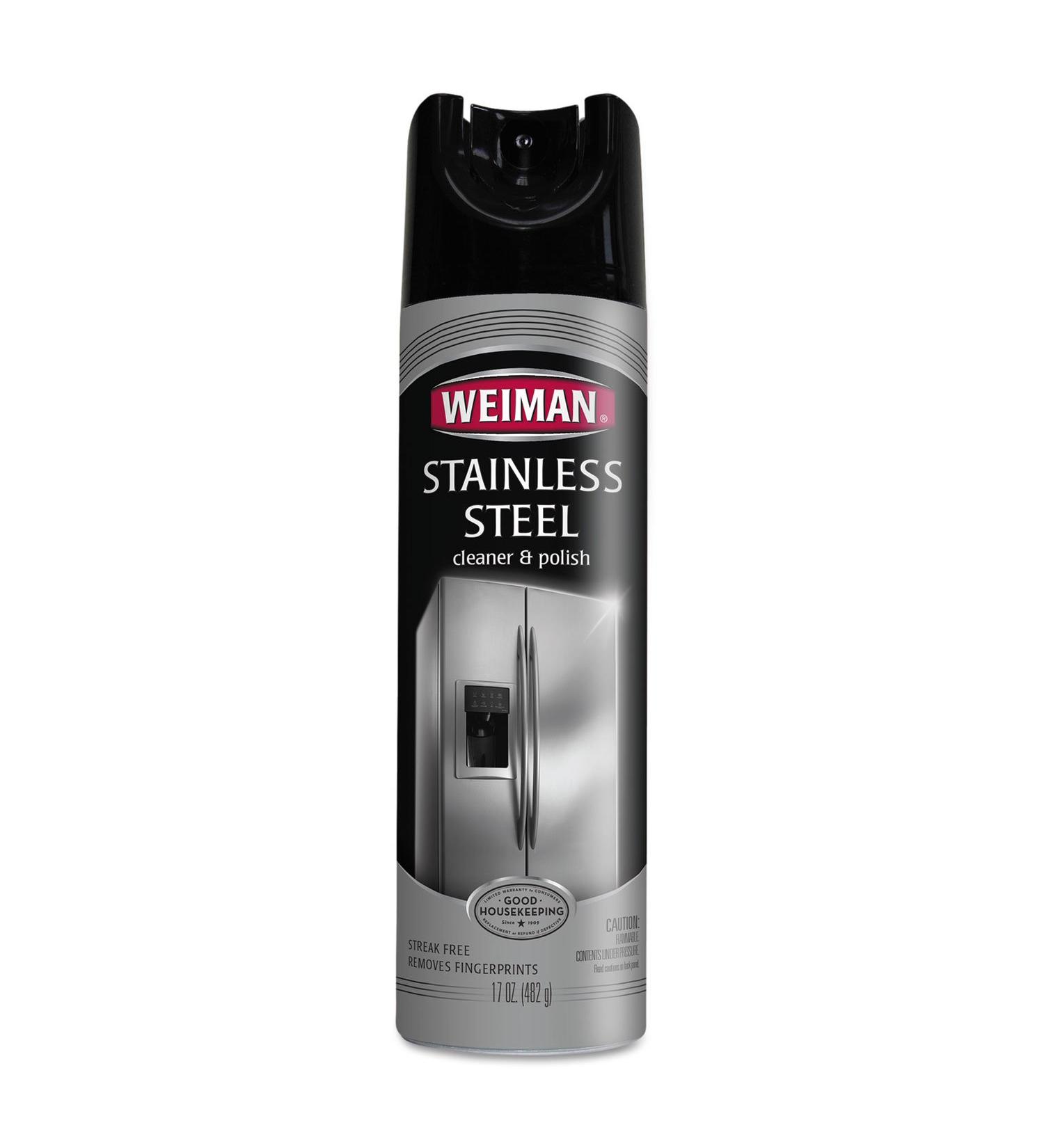 WEIMAN 49CT Stainless Steel Cleaner and Polish 17 oz Aerosol 6/Carton