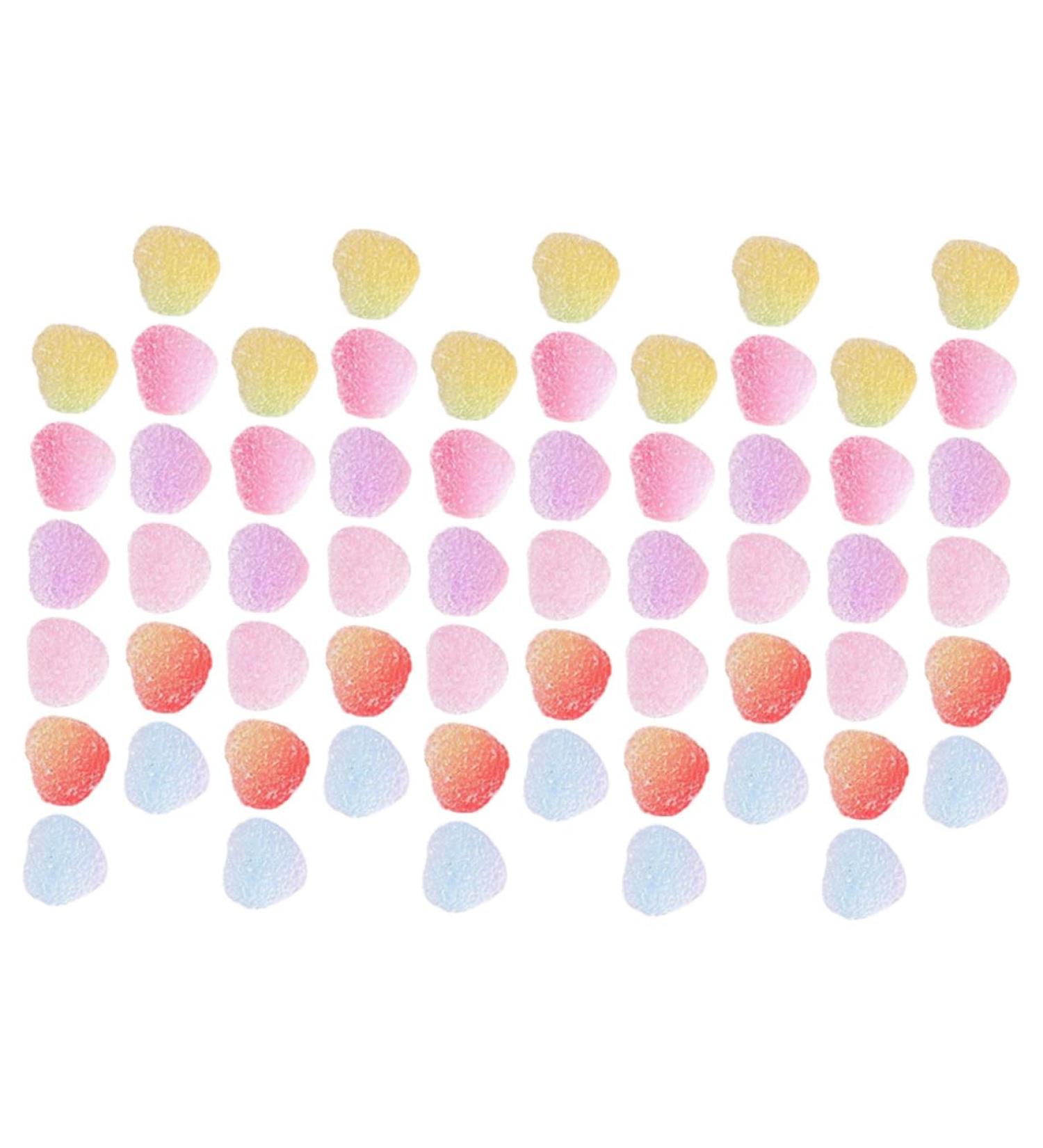 Abaodam 60pcs Simulation Gummies Models Candies Resin Accessories Candy - Buy Online on GoSupps.com