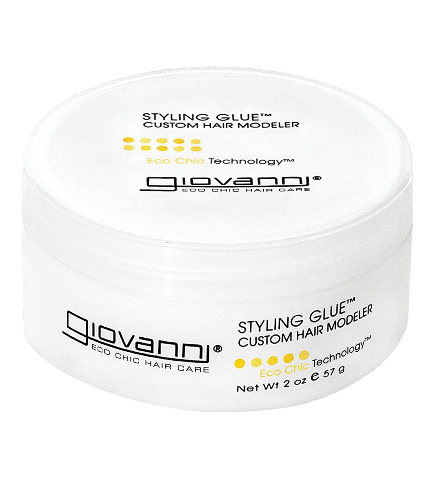 GIOVANNI Eco Chic Styling Glue 2 oz. - Firm Hold for Spike, Sculpting, and Customizing Hairstyles - Paraben-Free, Color Safe - Buy Online on GoSupps.com