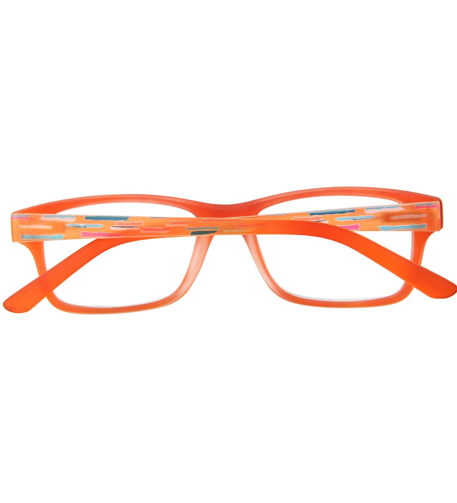 Argus reading glasses reading aid women and men "Business" 1.0 1.5 2.0 3.0 DPT (+1.50 DPT orange/orange patterned) +1.50 dpt.Orange / orange patterned