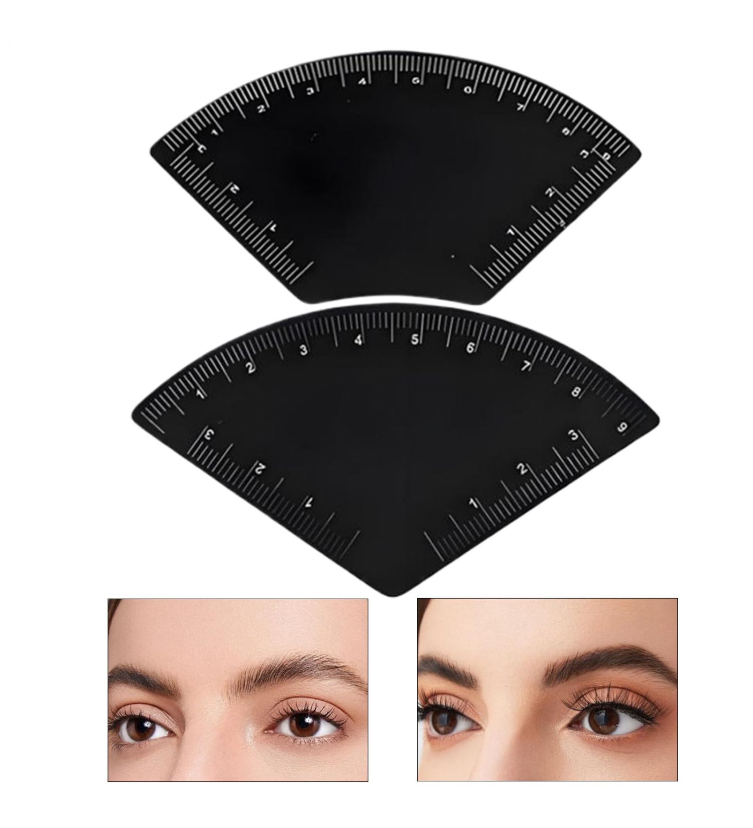R gles sourcils - ABS | Cartographie de r gle Sourc ls 2 pi ces | Bro Crayon de maquillage double extr mit pour voyage int rieur ext rieur festivals de No l f tes d'anniversaire mai - Buy Online on GoSupps.com