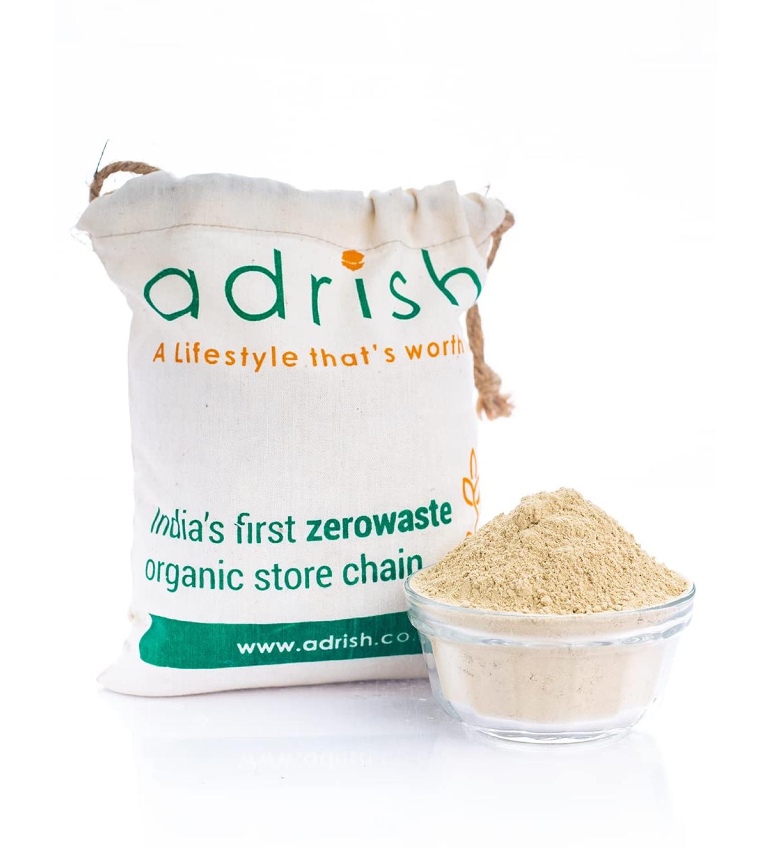 Adrish Zerowaste Organic Aloe Vera Powder 100g (3.527oz) - Natural Skin and Hair Care Solution - Buy Online on GoSupps.com